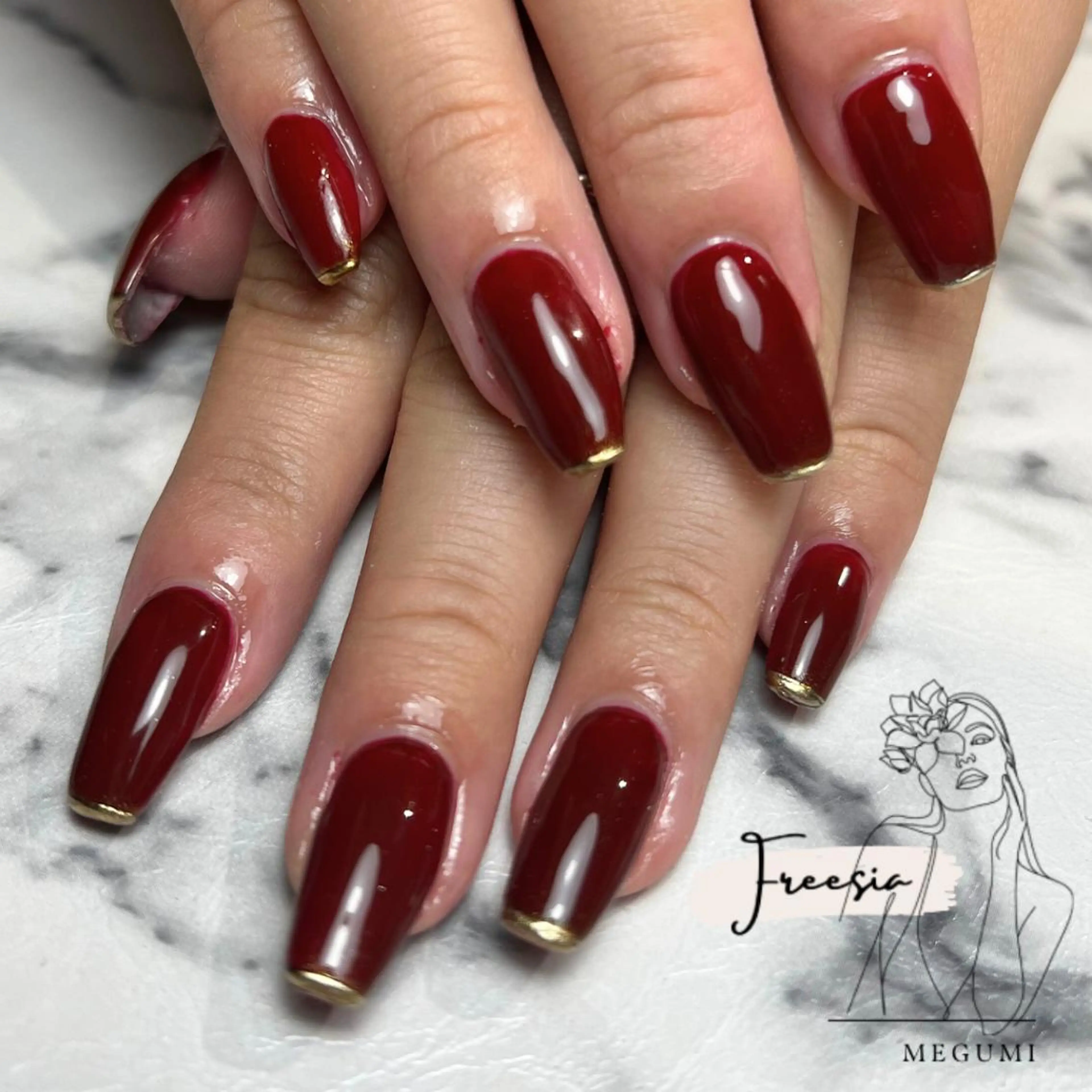 ネイル ミラーネイル ハンドネイル 当日予約も歓迎⭕️ Megumiのネイルデザイン