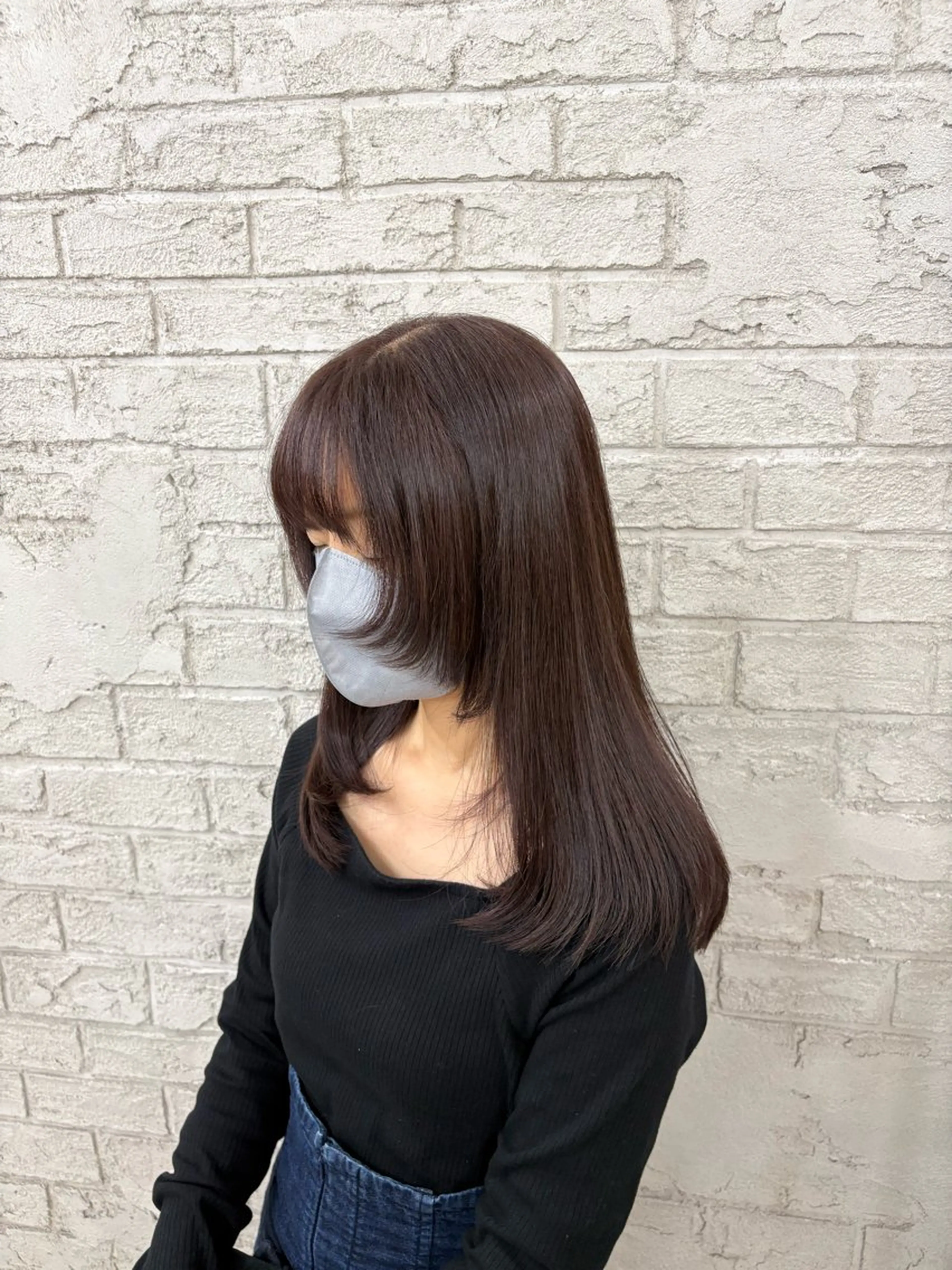 セミロング カット ヘアカラー カットモデル募集中 🎀🍑【MOMO】のヘアスタイル