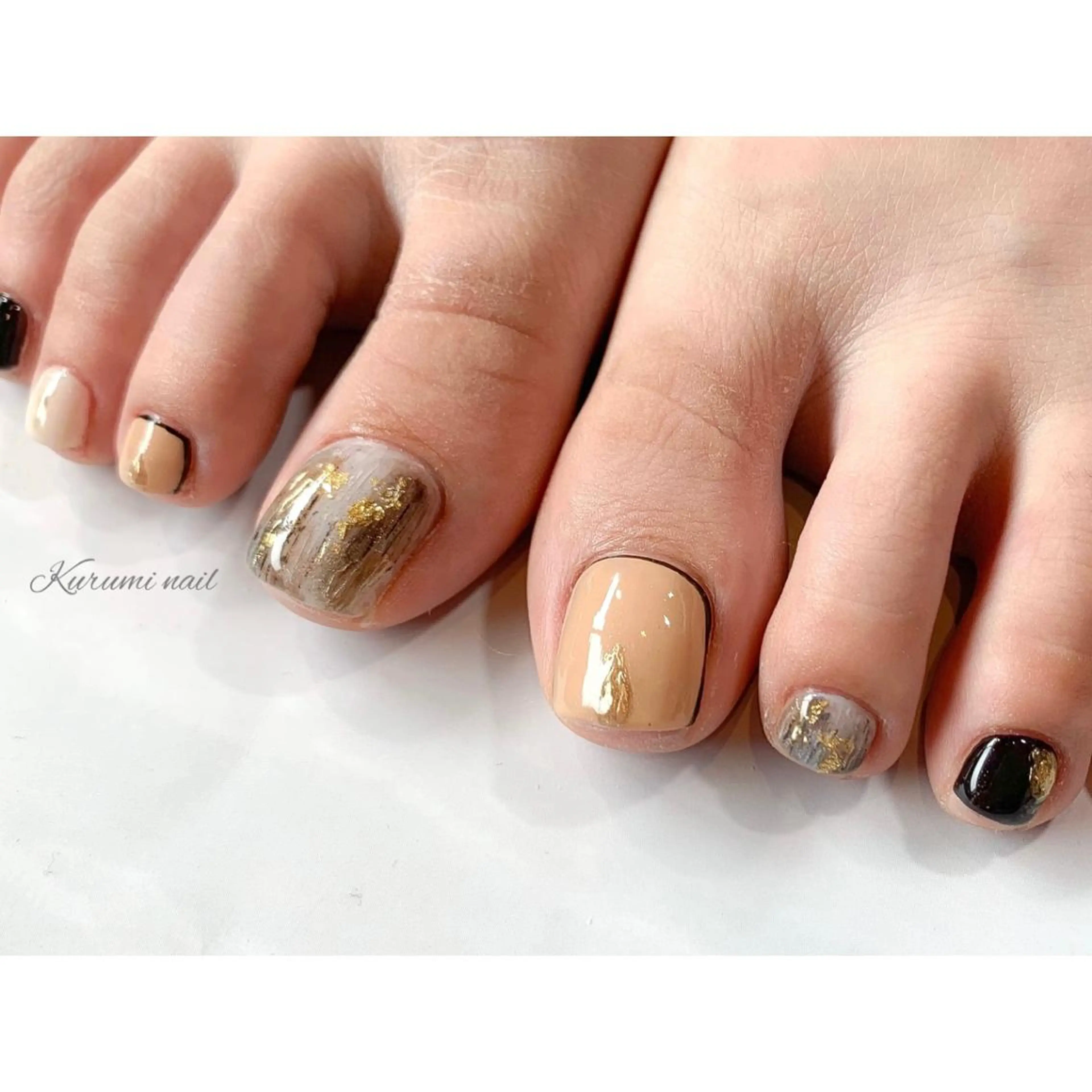 👣ミニモ限定価格☆フット 10本アートの写真