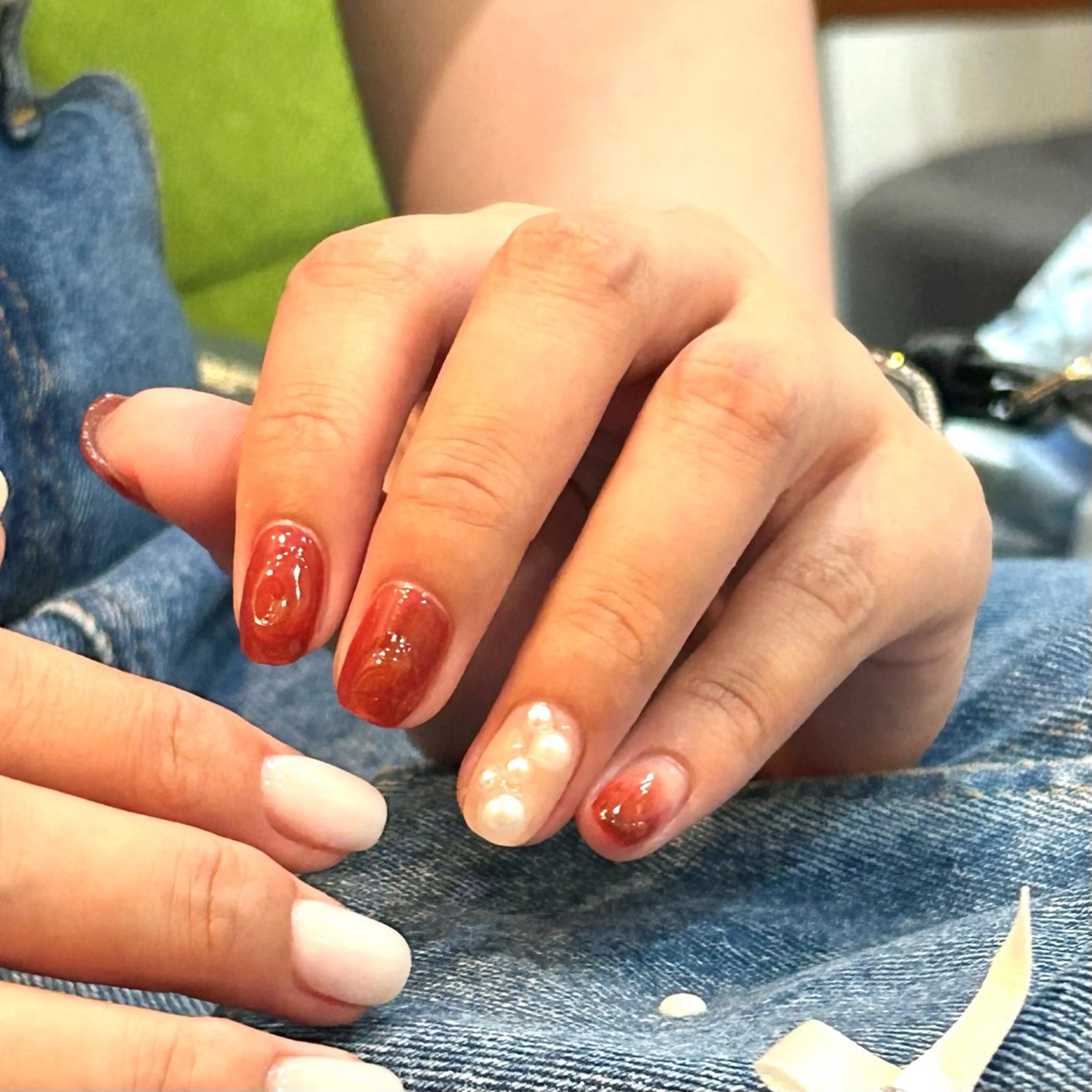 ネイル 大阪/堀江ニュアンス WAKABAのネイルデザイン