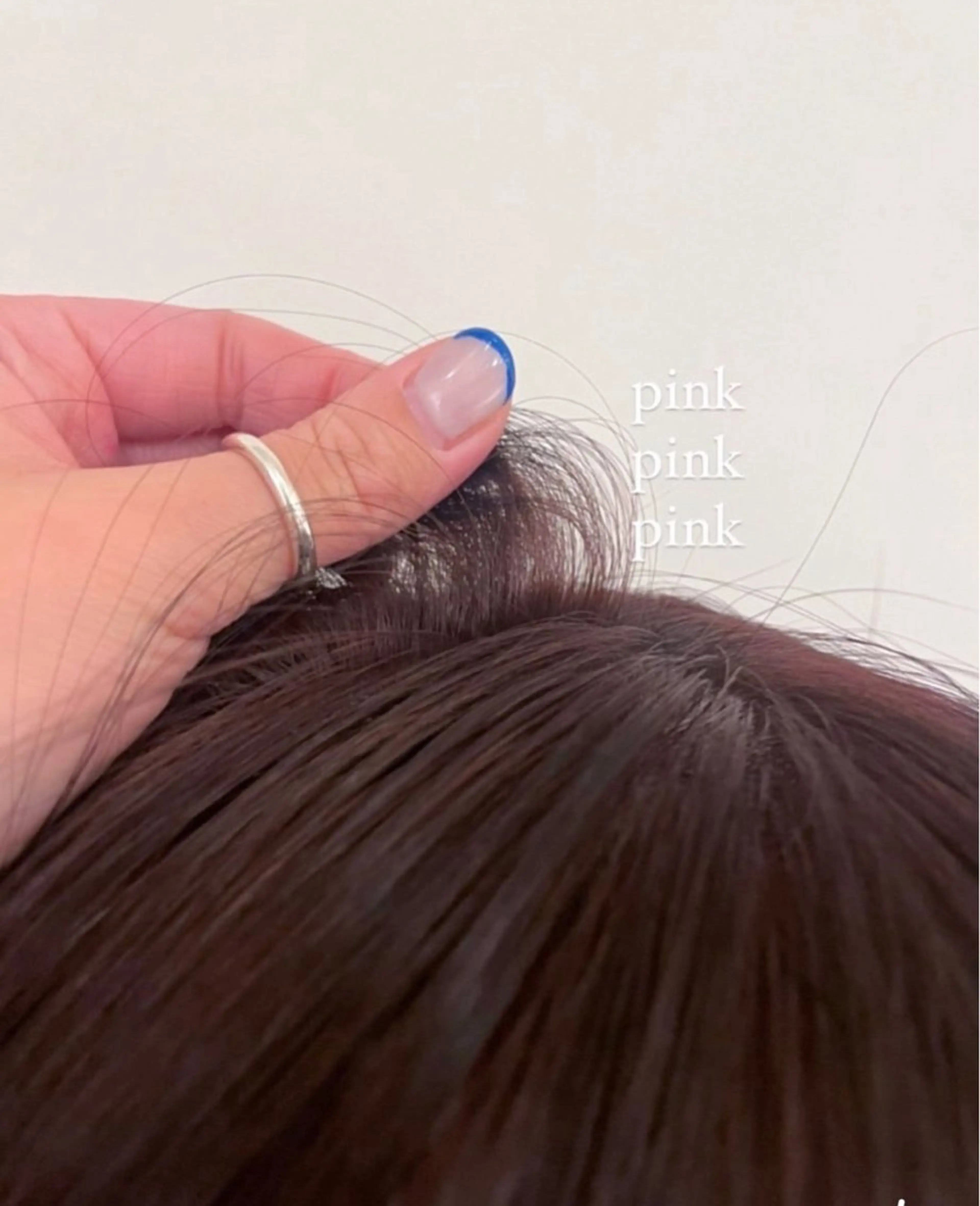 カラー カシス ピンクカラー hase ／tsunaguのヘアスタイル