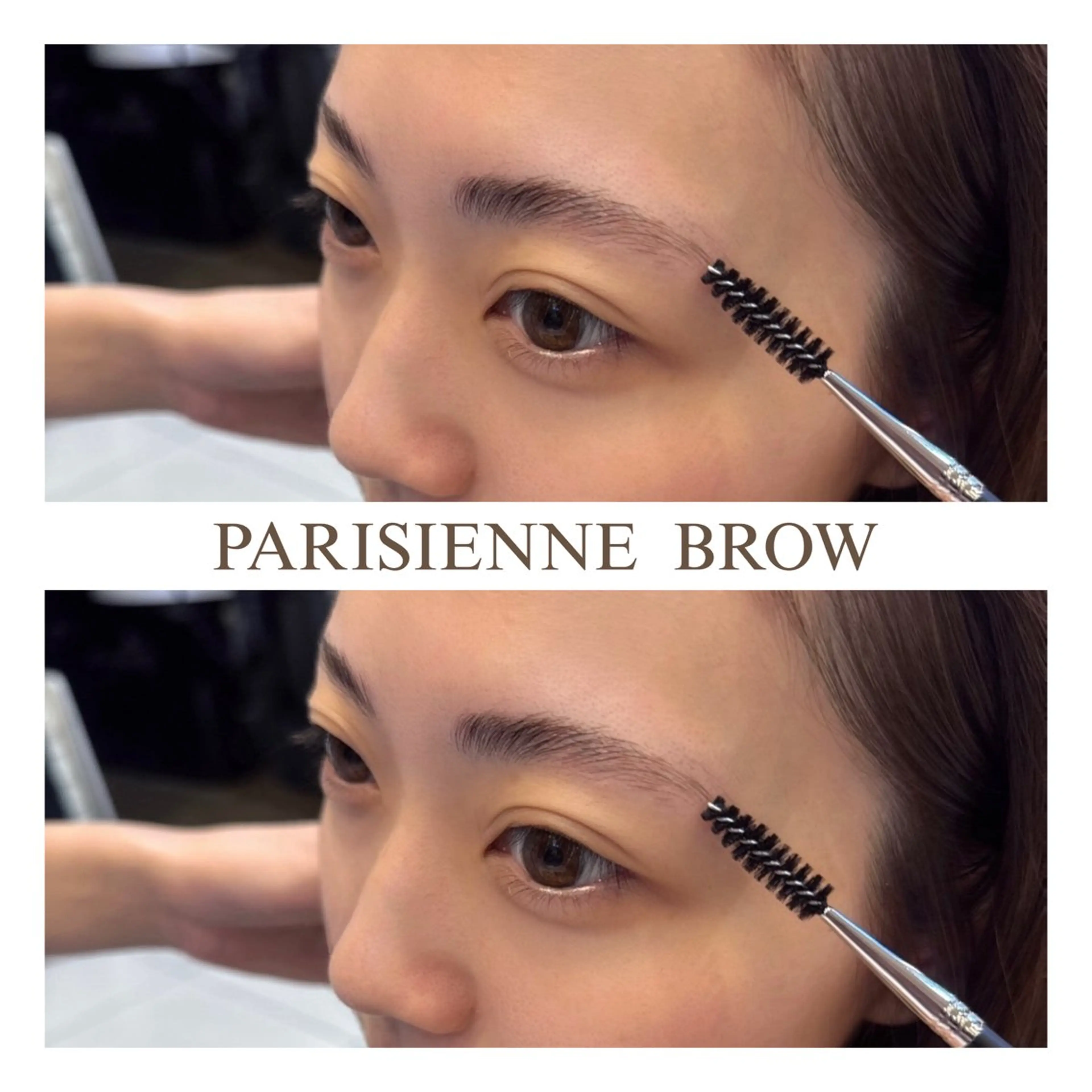 眉毛矯正+カット+カラー《眉癖矯正》パリジェンヌブロウ⭐️立川でヘアと同時施術できるのはここだけ!(+1000眉カット)の写真