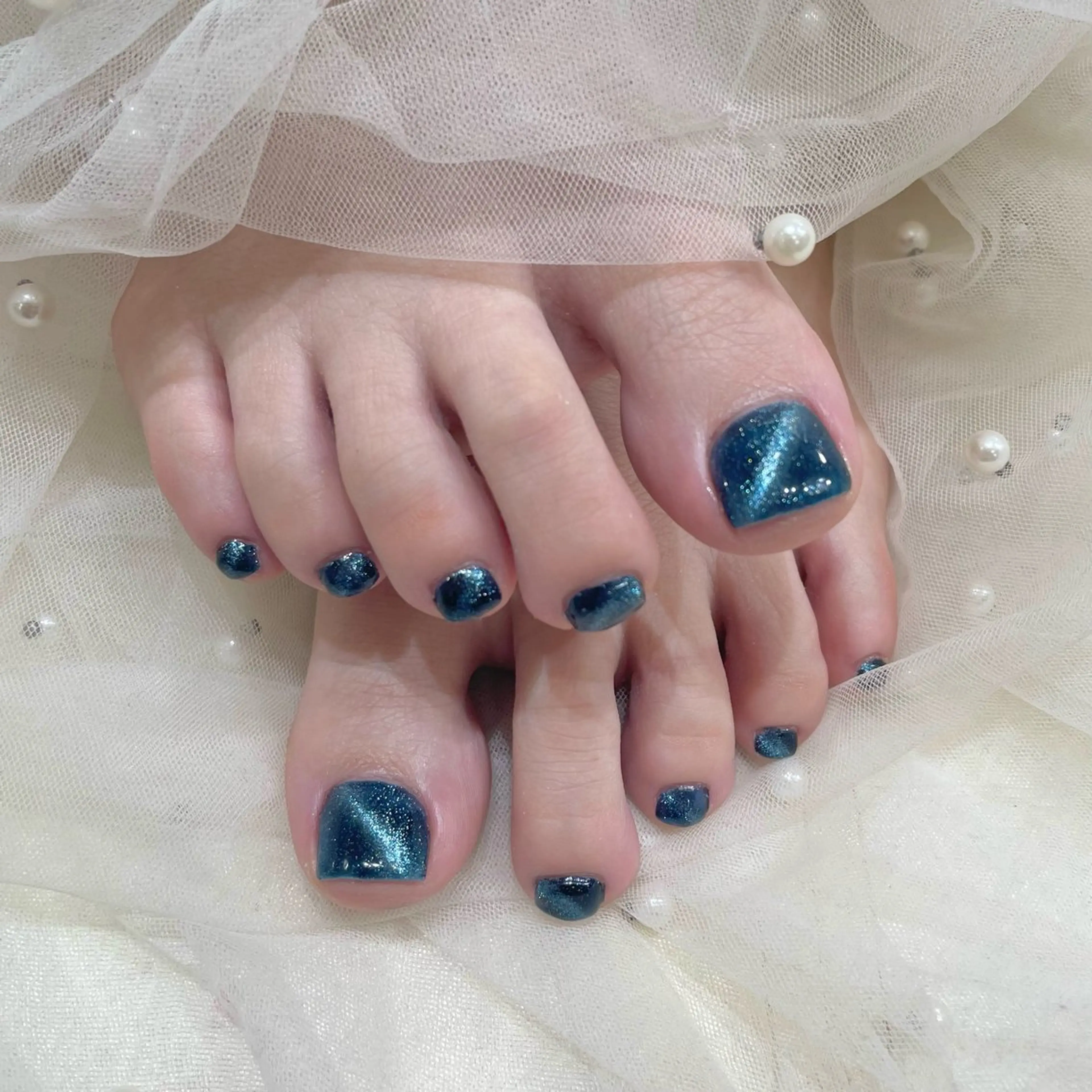 ネイル ネイビー Jr.ネイリスト KOKOROのネイルデザイン