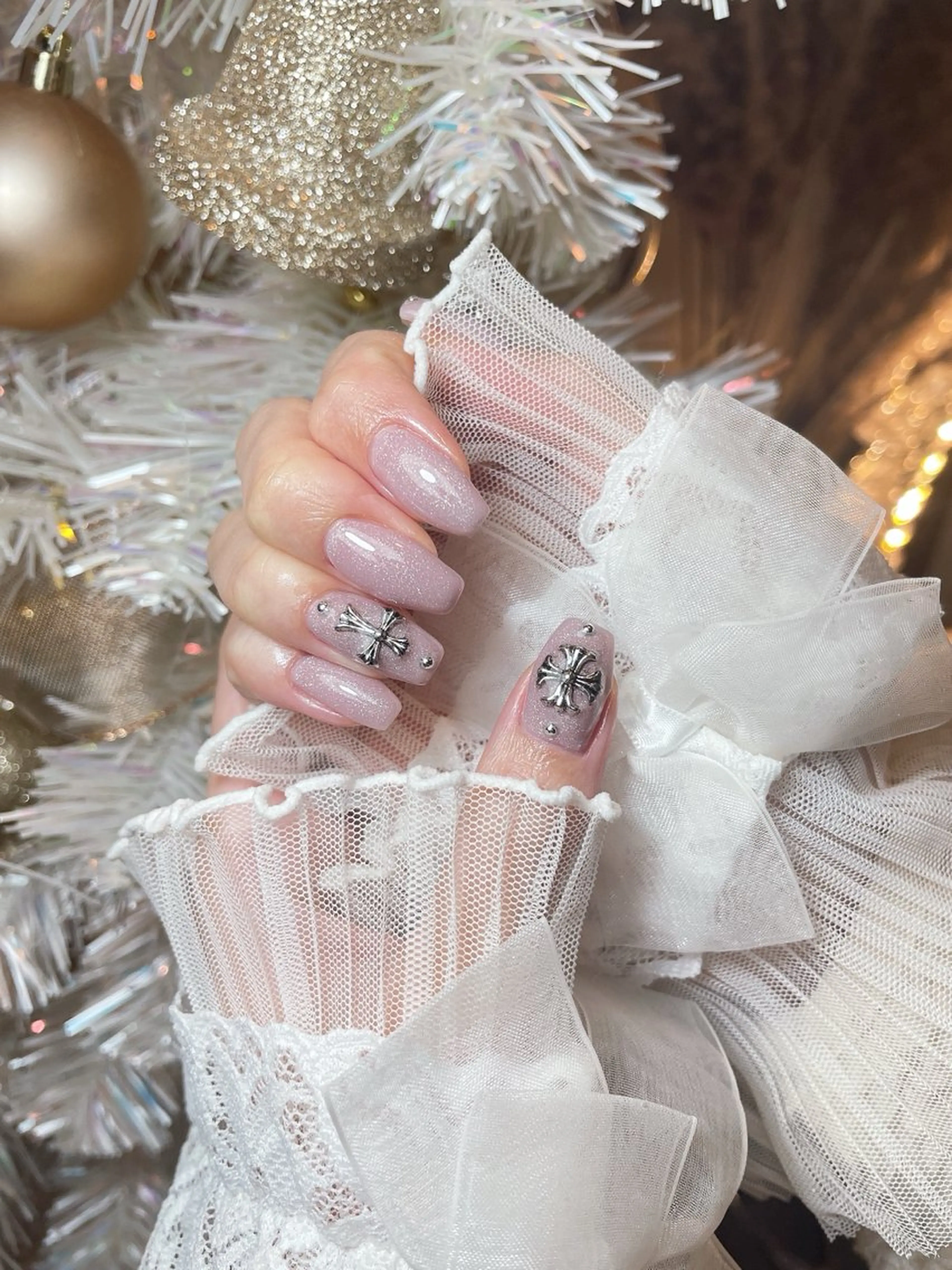 ネイル 23時まで❤︎韓国、 ワンホンネイルのネイルデザイン