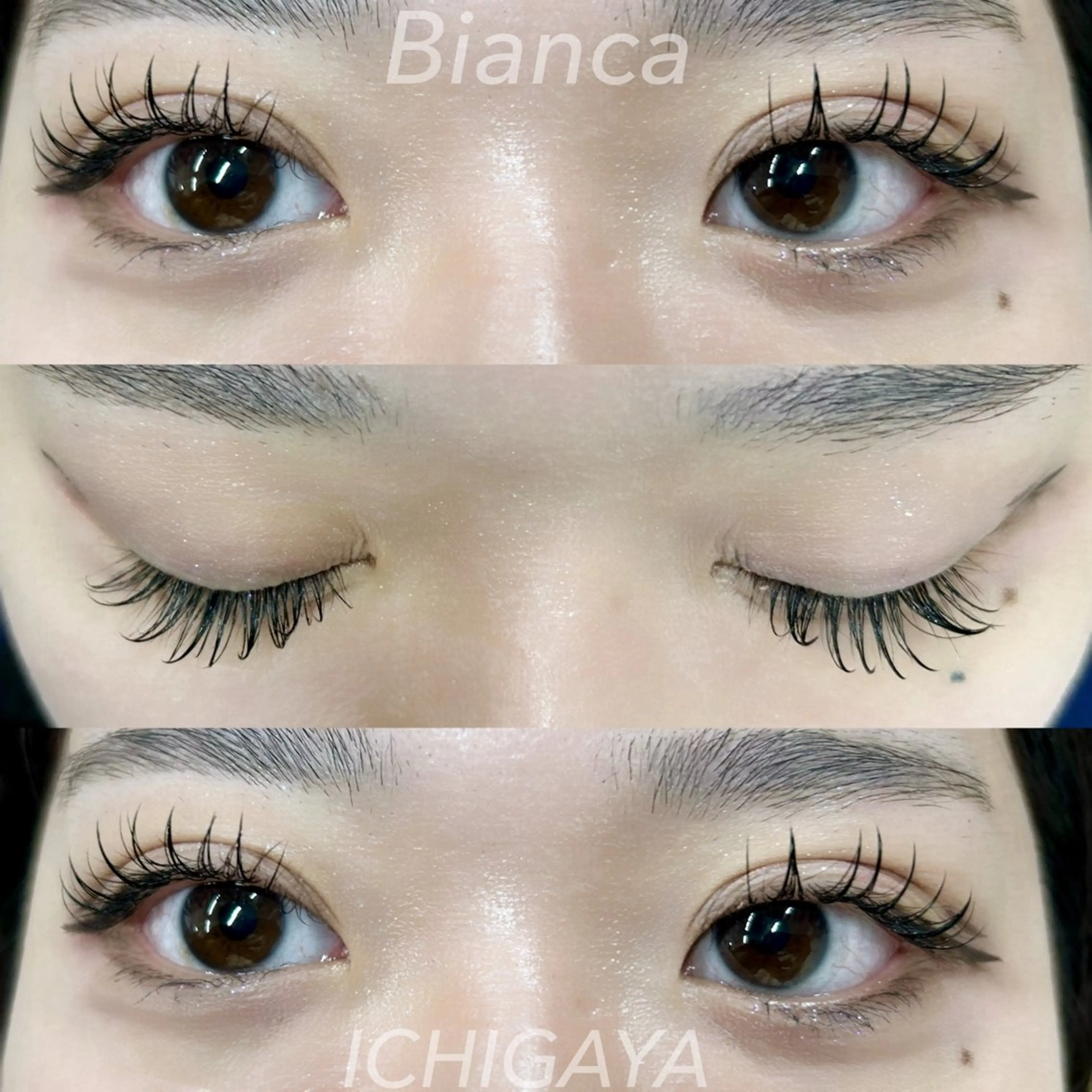 マツエク・マツパ フラットラッシュ パリジェンヌラッシュリフト まつげパーマ ワンホンマツエク Bianca 市ヶ谷 森川‪ 💗のマツエク・マツパデザイン