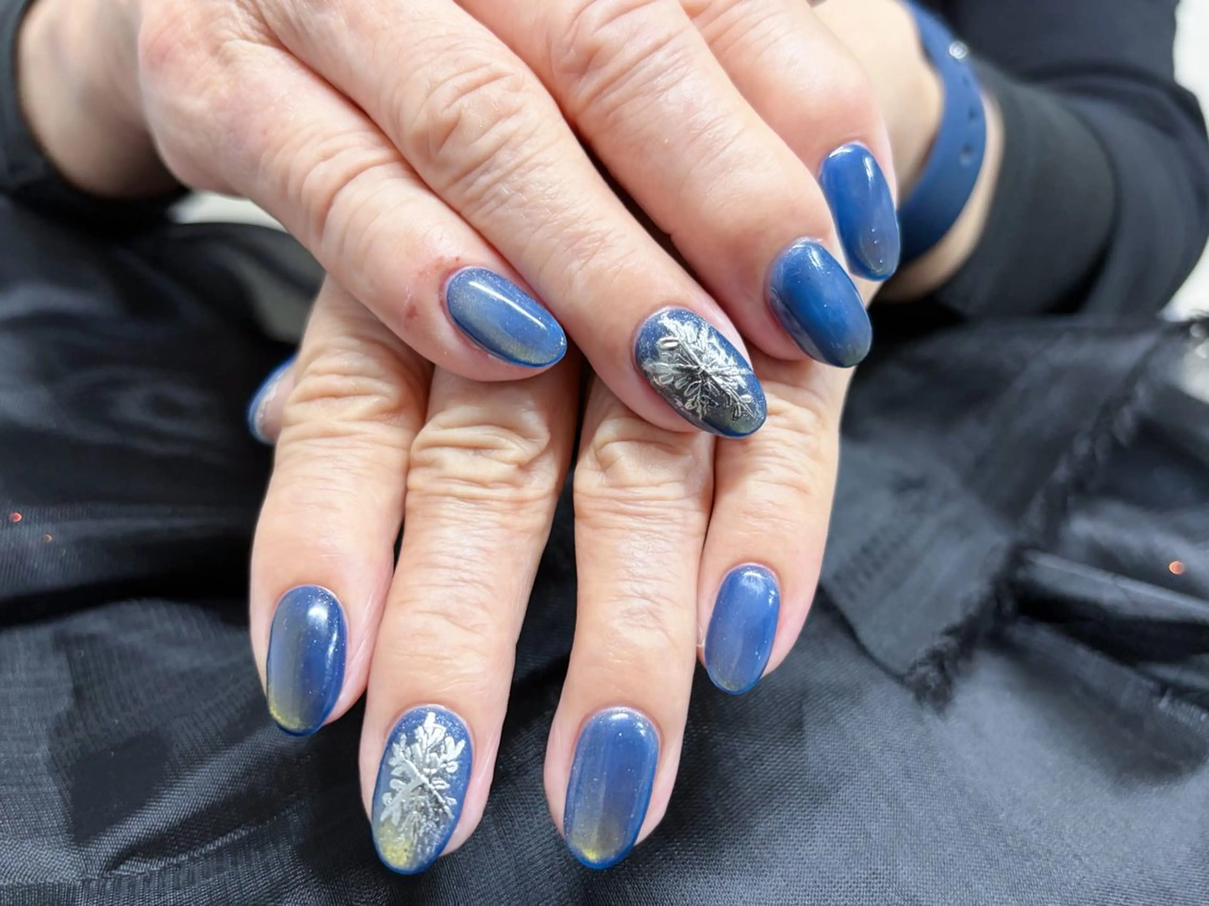 ネイル スカルプネイル シンプルネイル Lunailsalon所属・Lu nailsalonのネイルデザイン