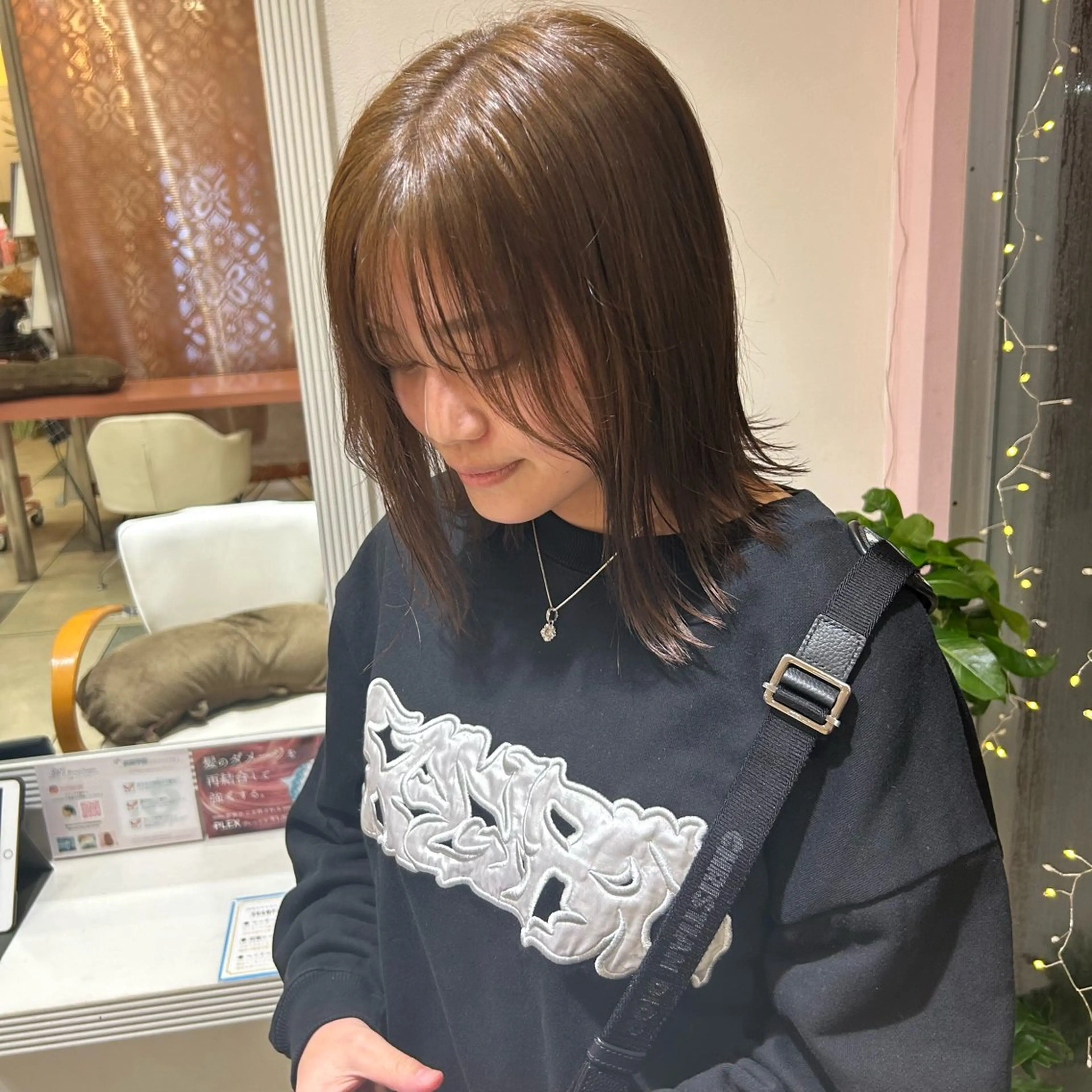 セミロング カラー カット ヘアカラー トリートメント 💙ルル💙 ハイトーン/レイヤーのヘアスタイル