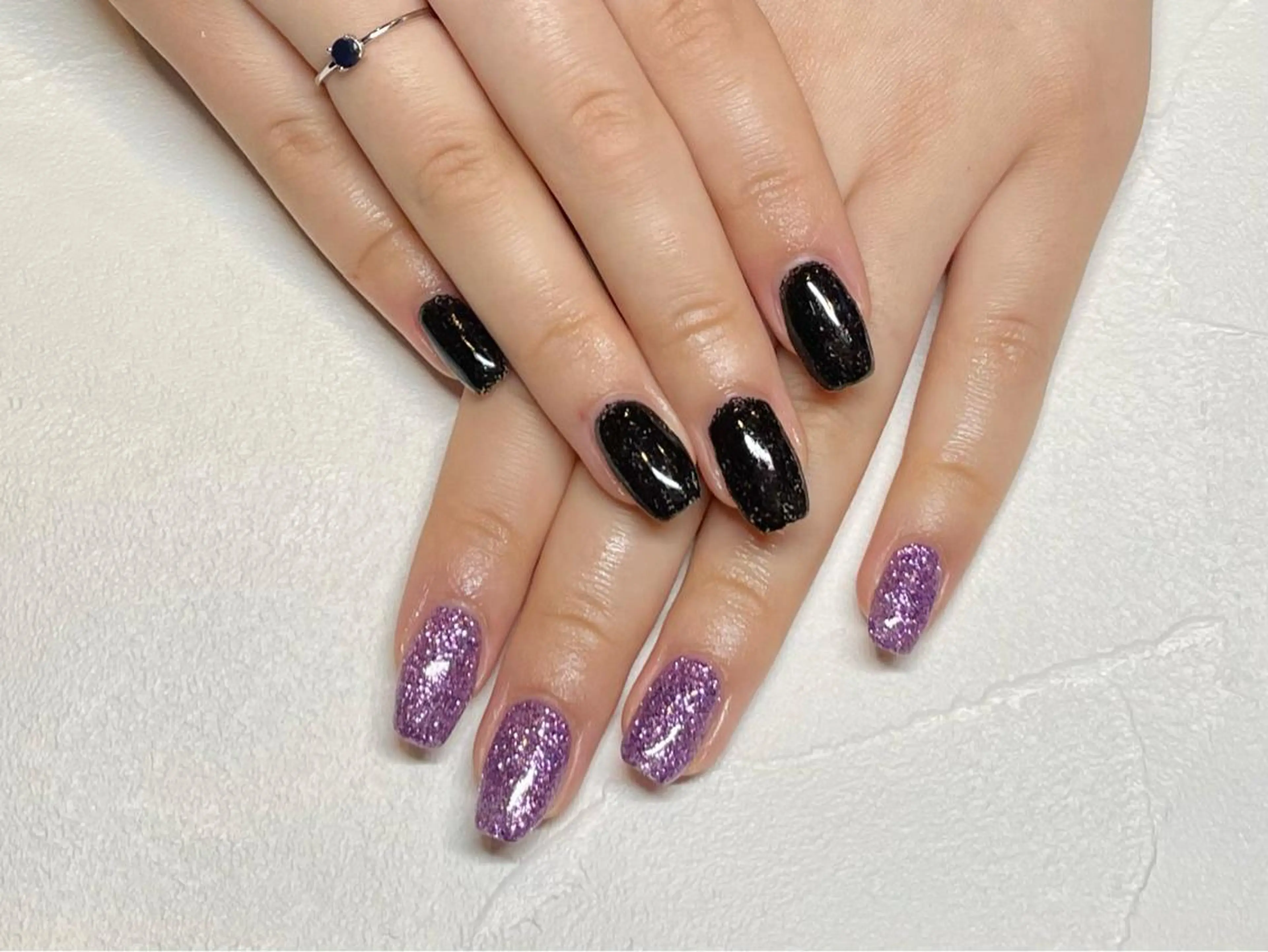 ネイル ワンカラーネイル ささき れいなのネイルデザイン