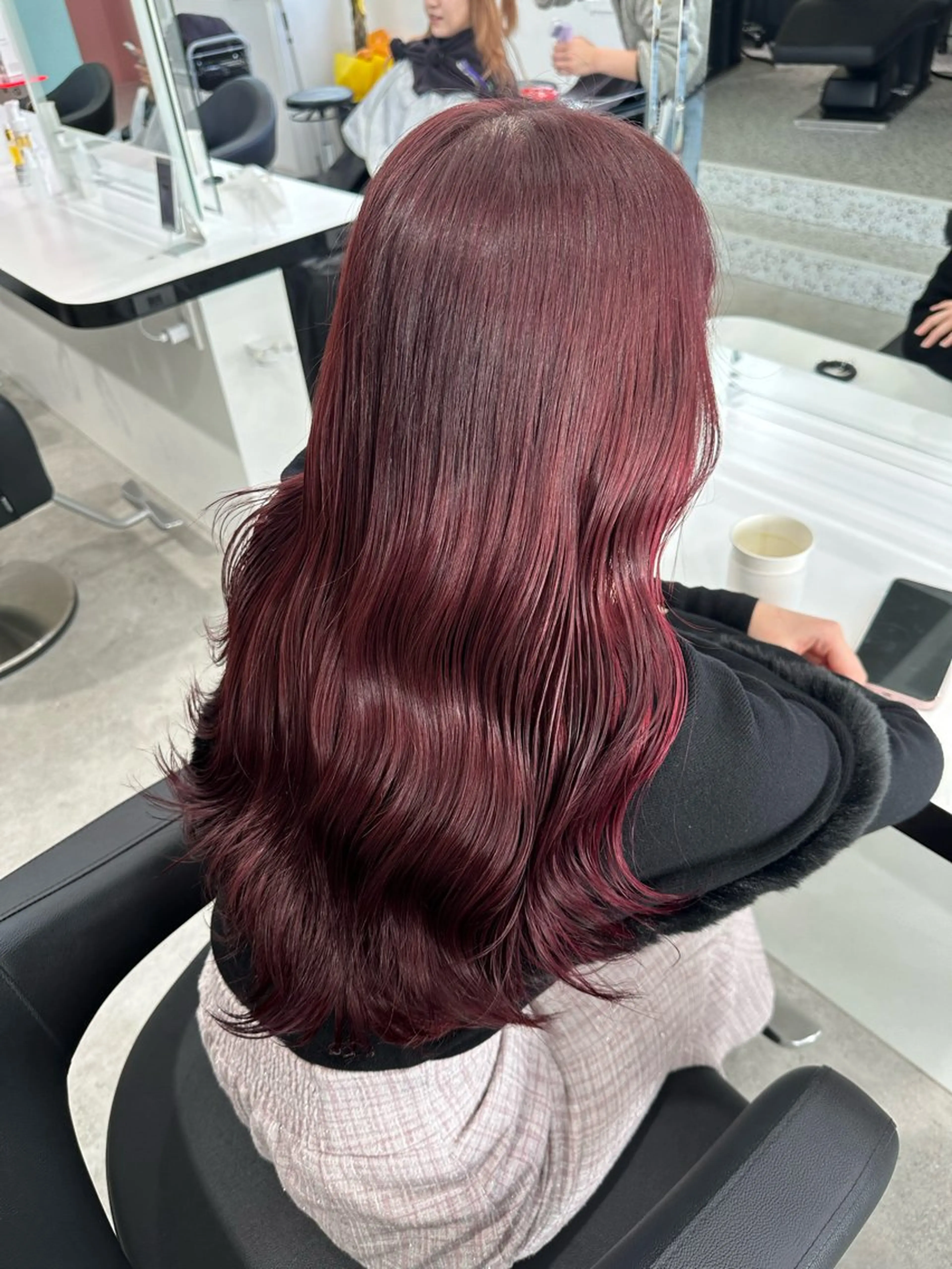 ロング カラー カット ヘアカラー 透明感・トレンドヘア 🫧SENDAI🫧のヘアスタイル