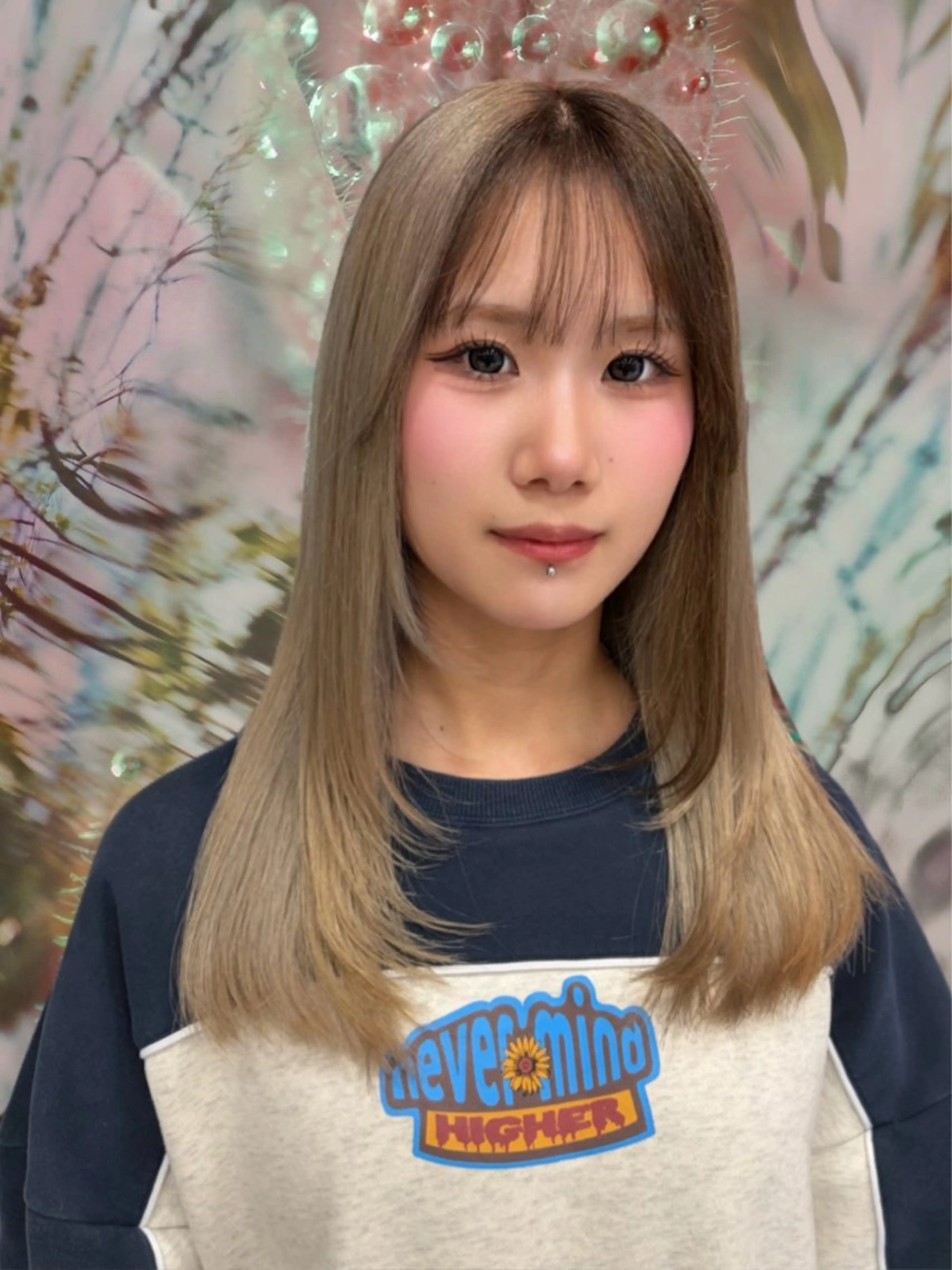 セミロング カラー ᴘʀɪᴢᴇ 🌜 ᴀɴʀɪ 🌜のヘアスタイル