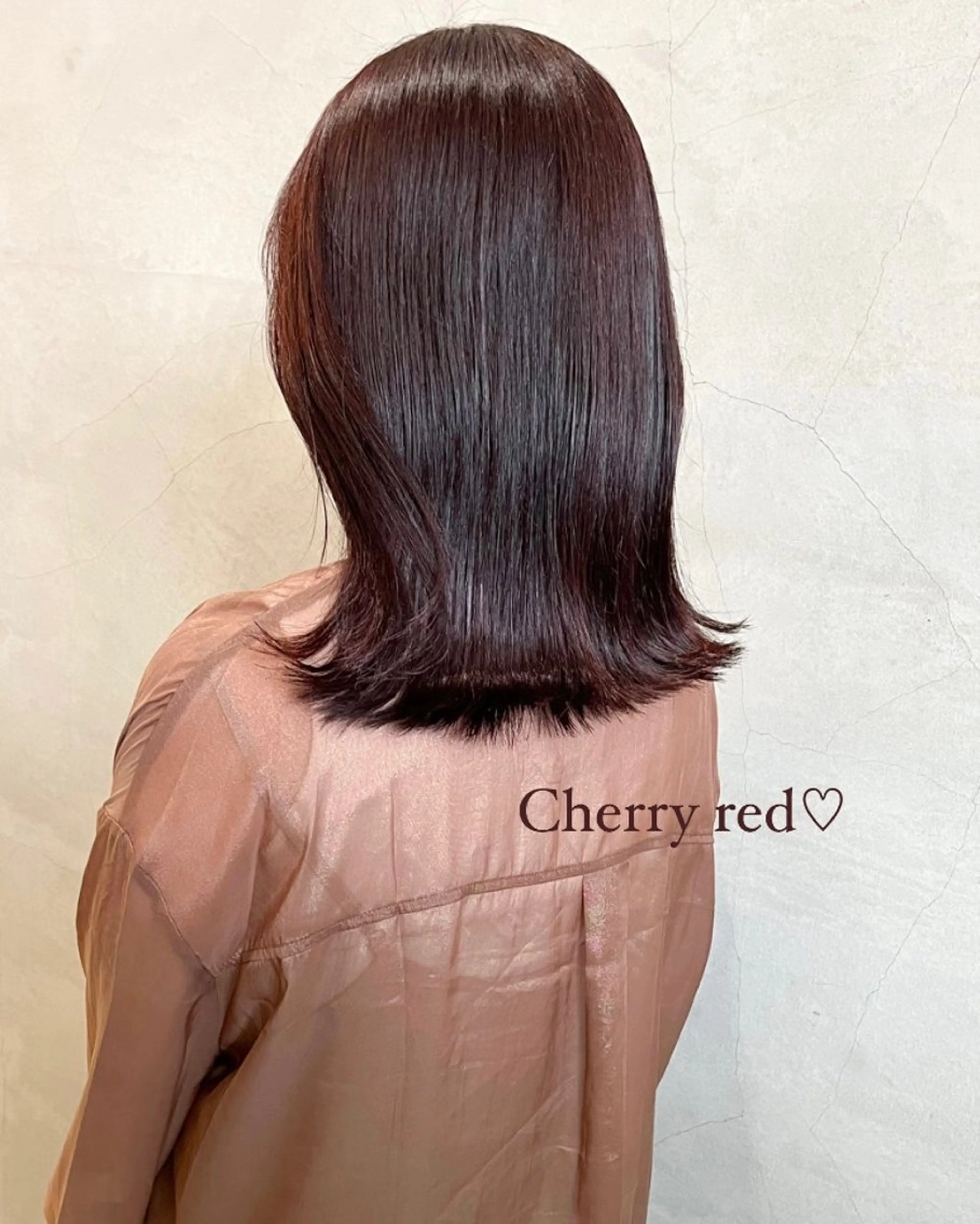 ミディアム カラー Musee plume所属・荻野七菜子 ボブのヘアスタイル