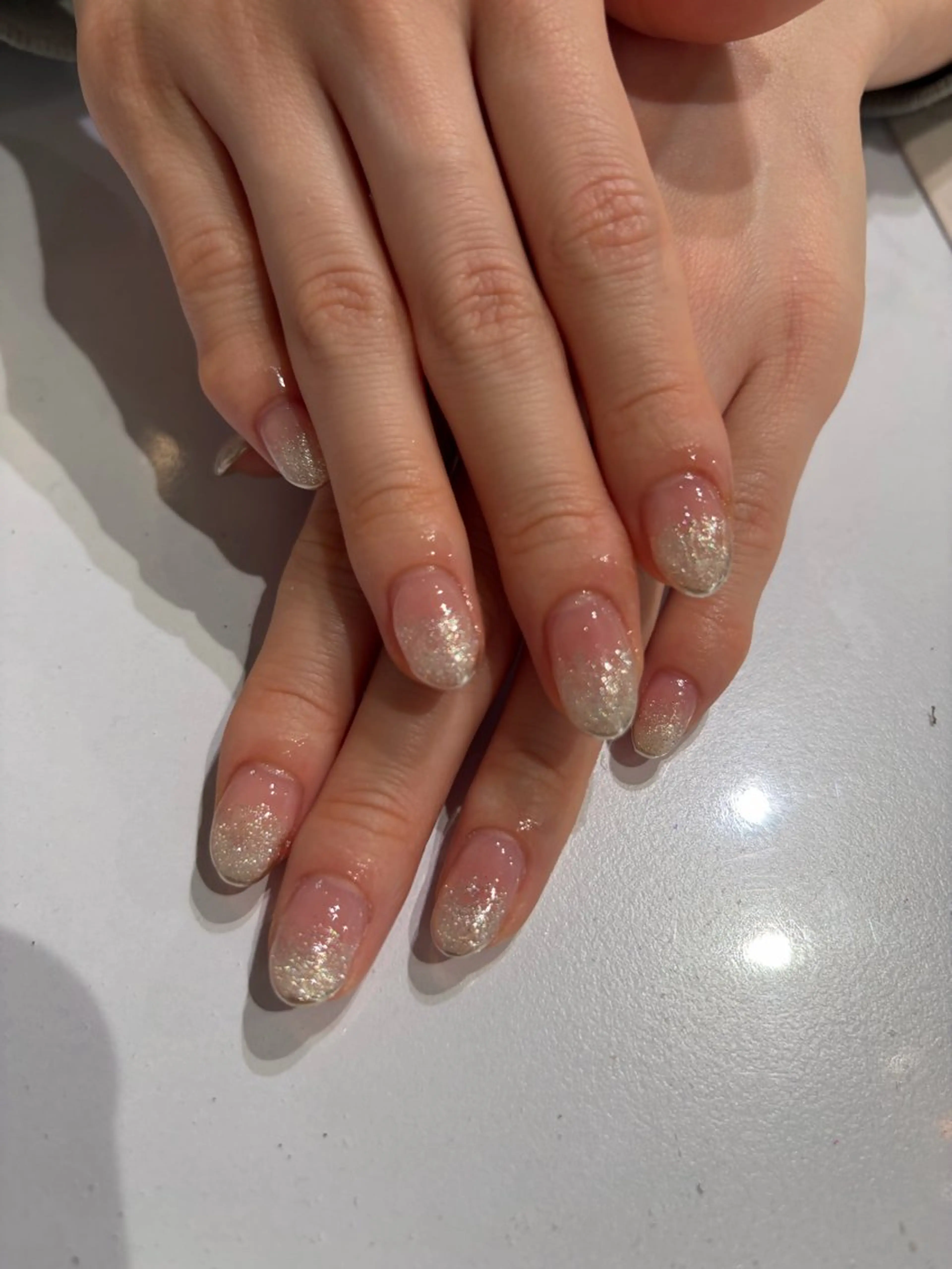 ネイル ハンドネイル 派手髪ハイトーン💛 ネイル💅まりなのヘアスタイル