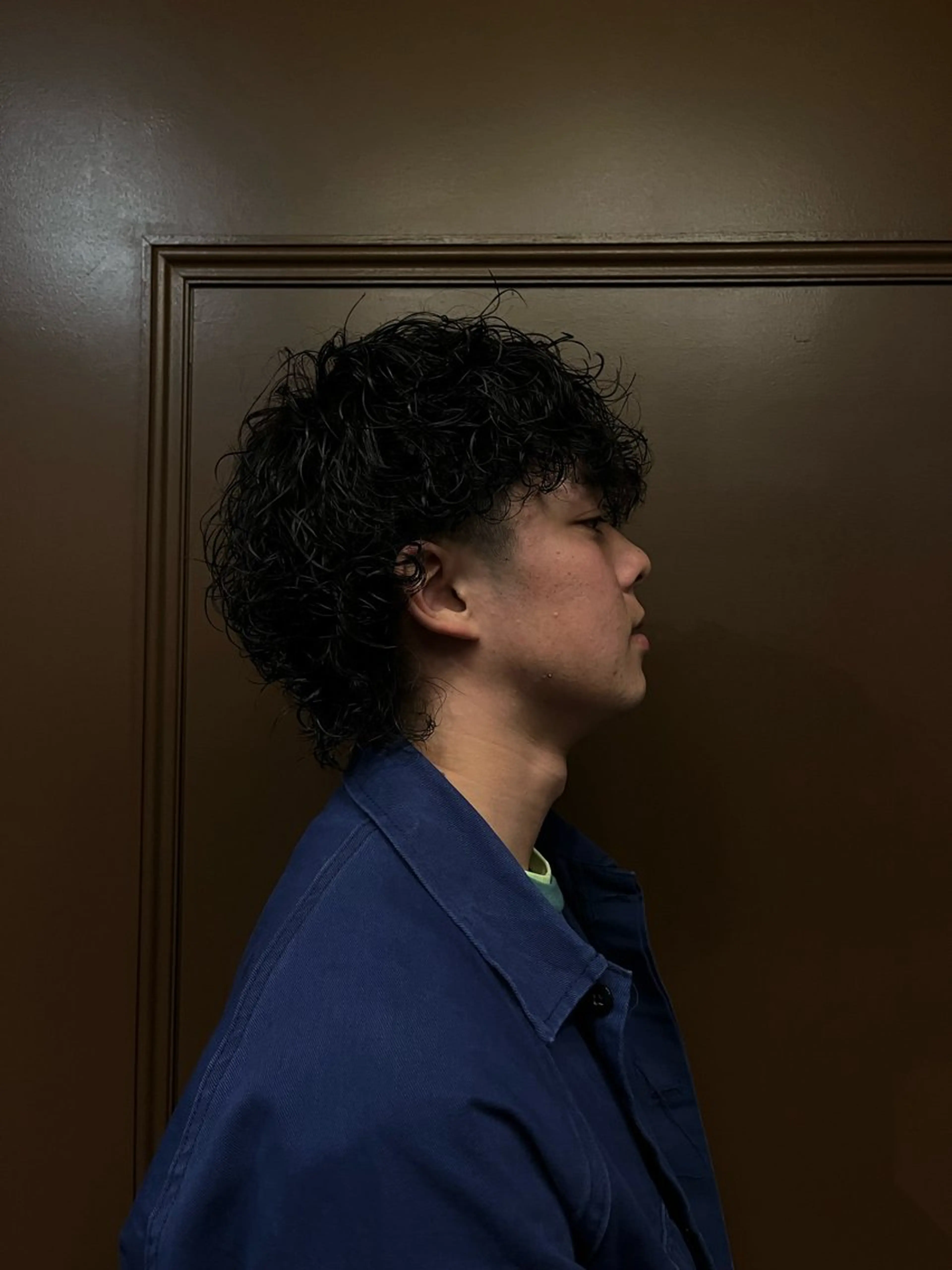 ミディアム マレットヘア 窪田 力也のヘアスタイル