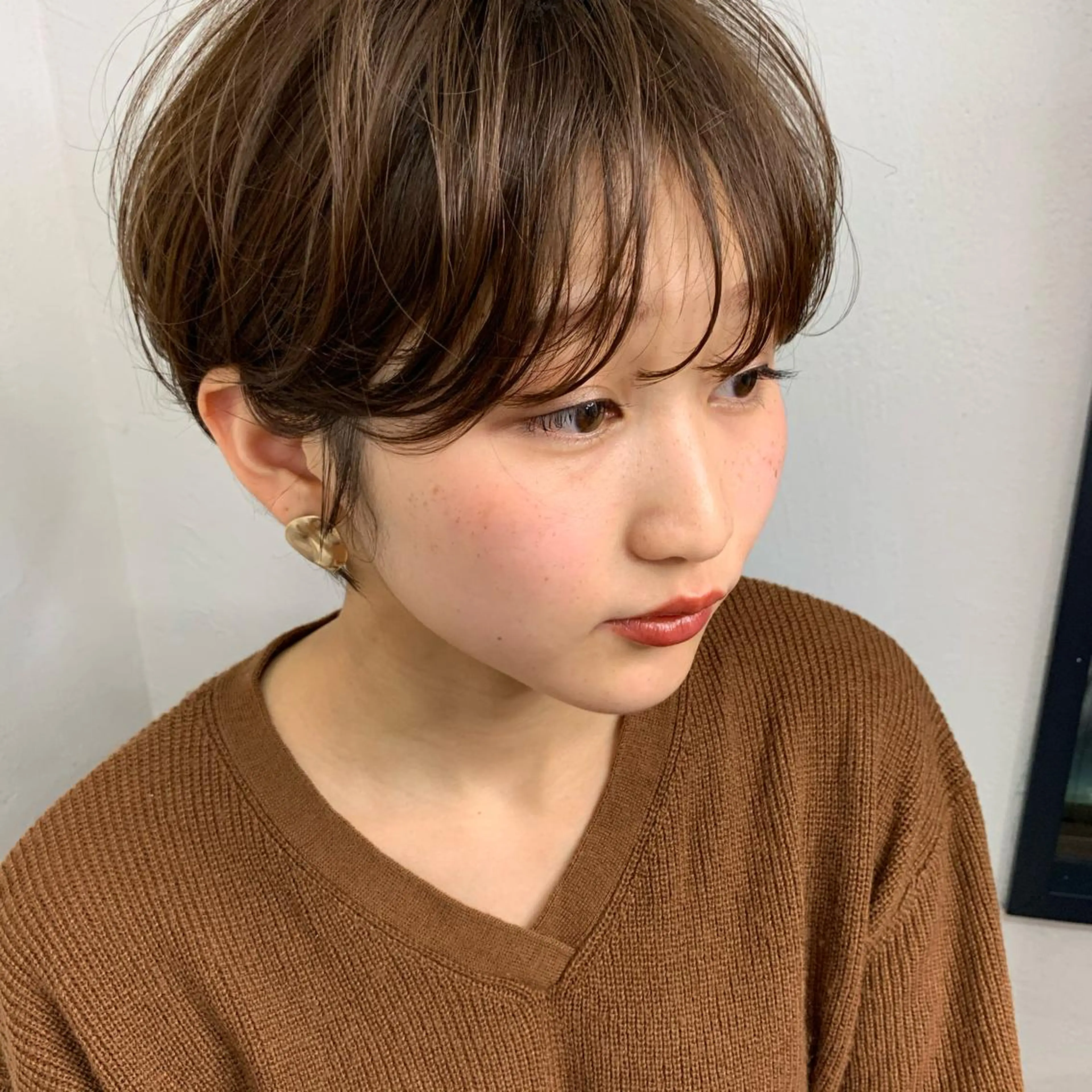 ショート 縮毛矯正/ショート/ レイヤー/畑中正敏のヘアスタイル