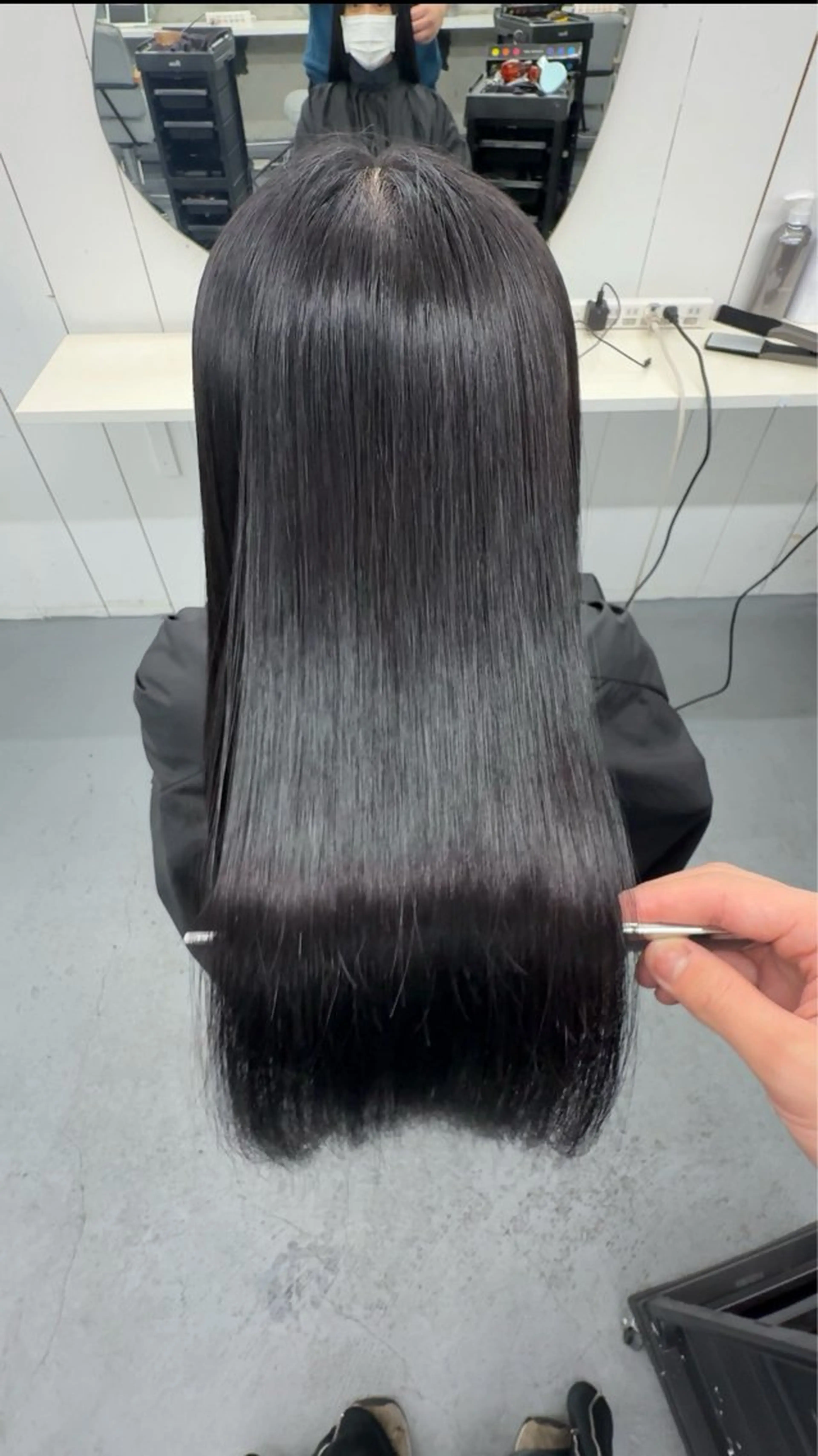 ロング カラー 髪質改善 カット ヘアカラー 【柏】ハイトーン× 美髪矯正💫だいちのヘアスタイル