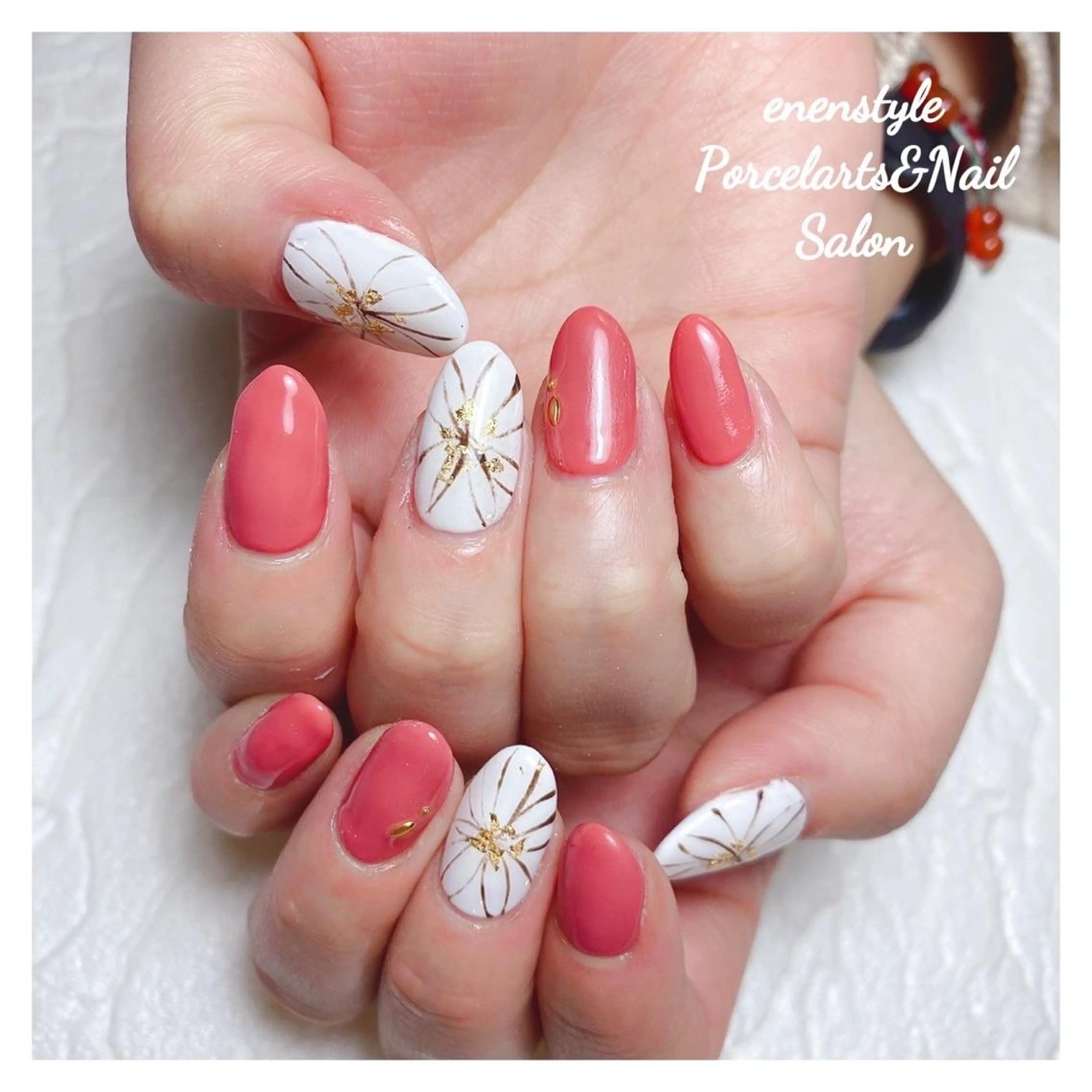 ミディアム ネイル 👑enen style👑のネイルデザイン