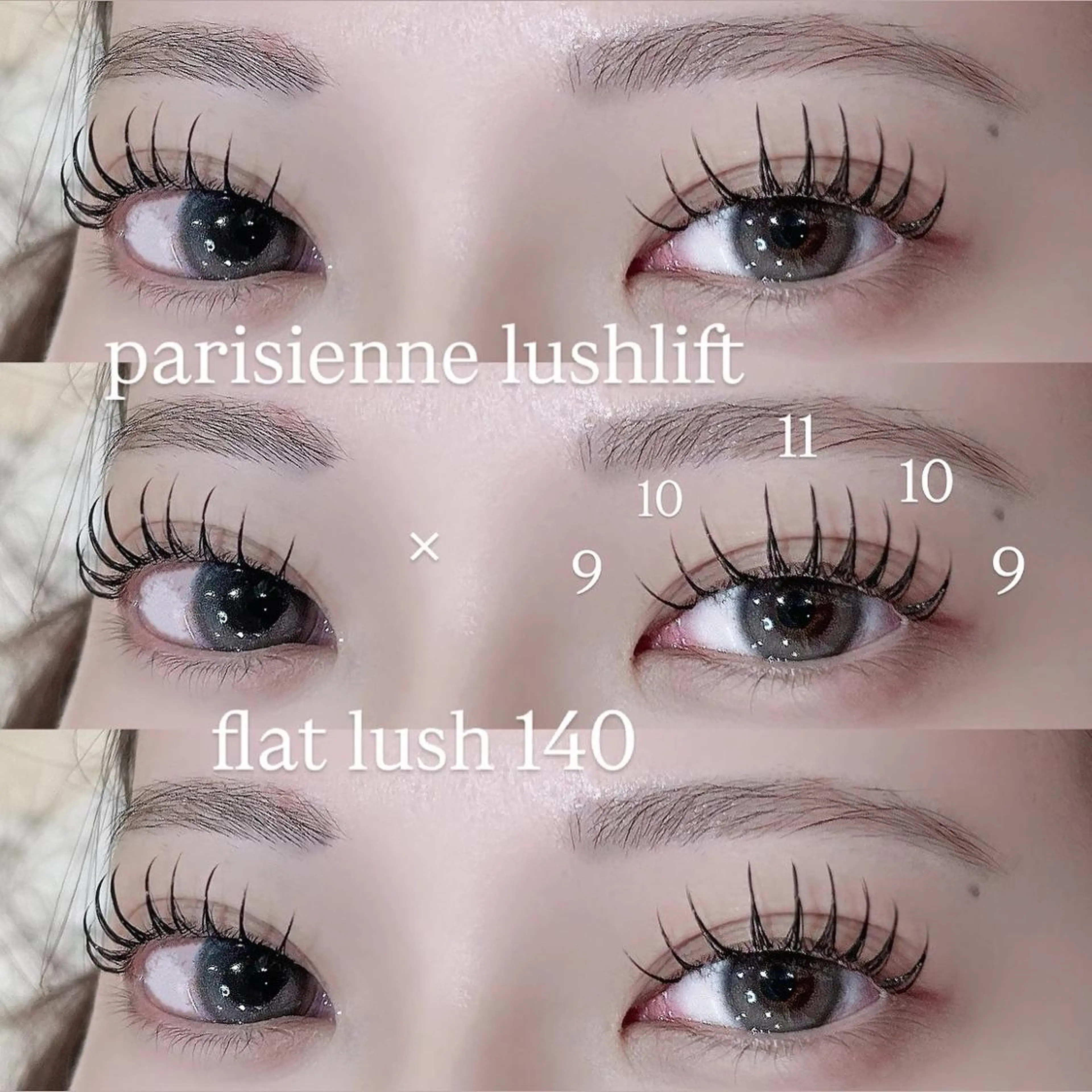 マツエク・マツパ バインドロック 束感まつ毛 フラットラッシュ 韓国風マツエク パリジェンヌラッシュリフト mizuki/束感 まつげ/似合わせ眉のマツエク・マツパデザイン