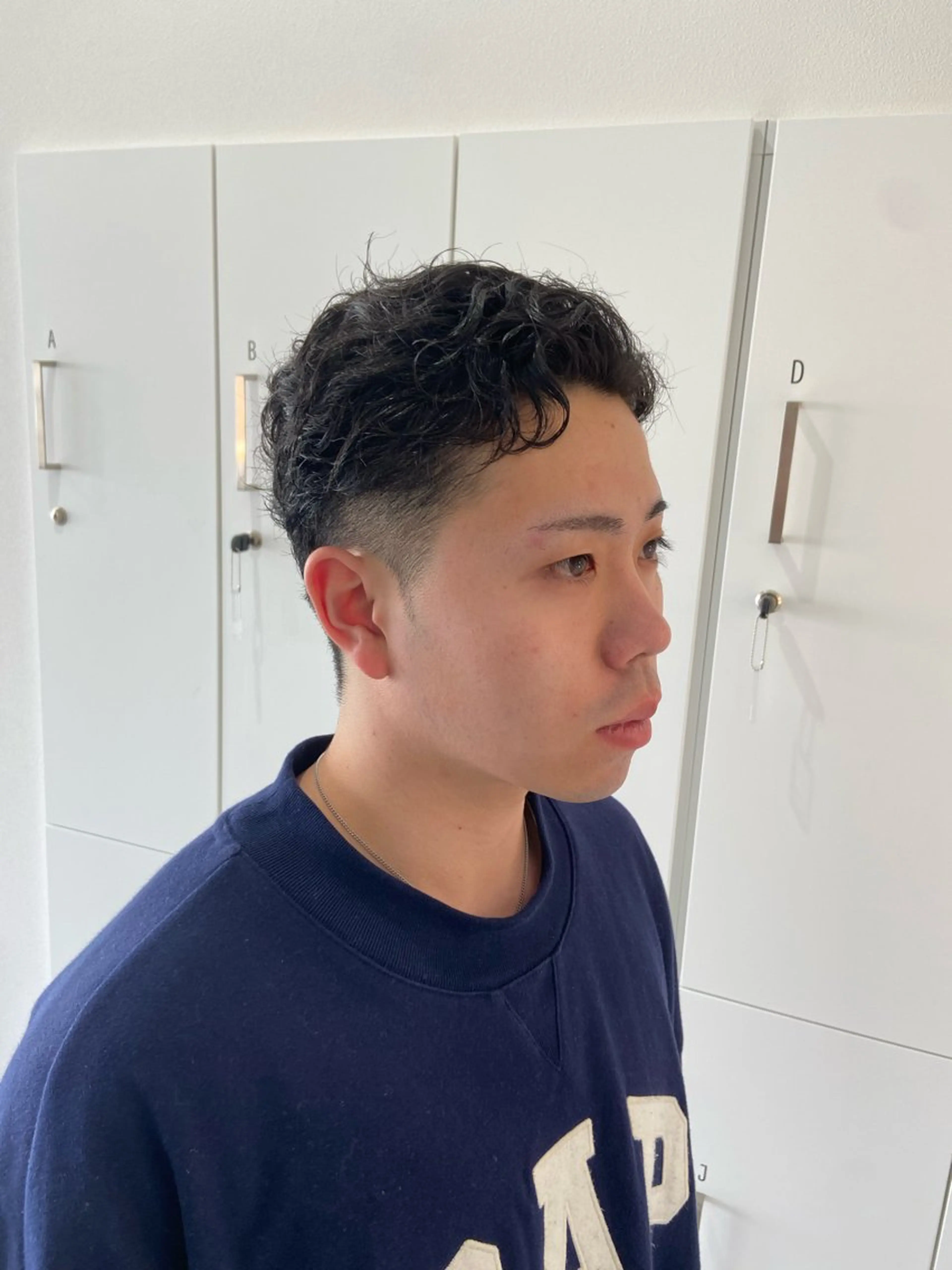 メンズ メンズパーマ 福田 文太のヘアスタイル