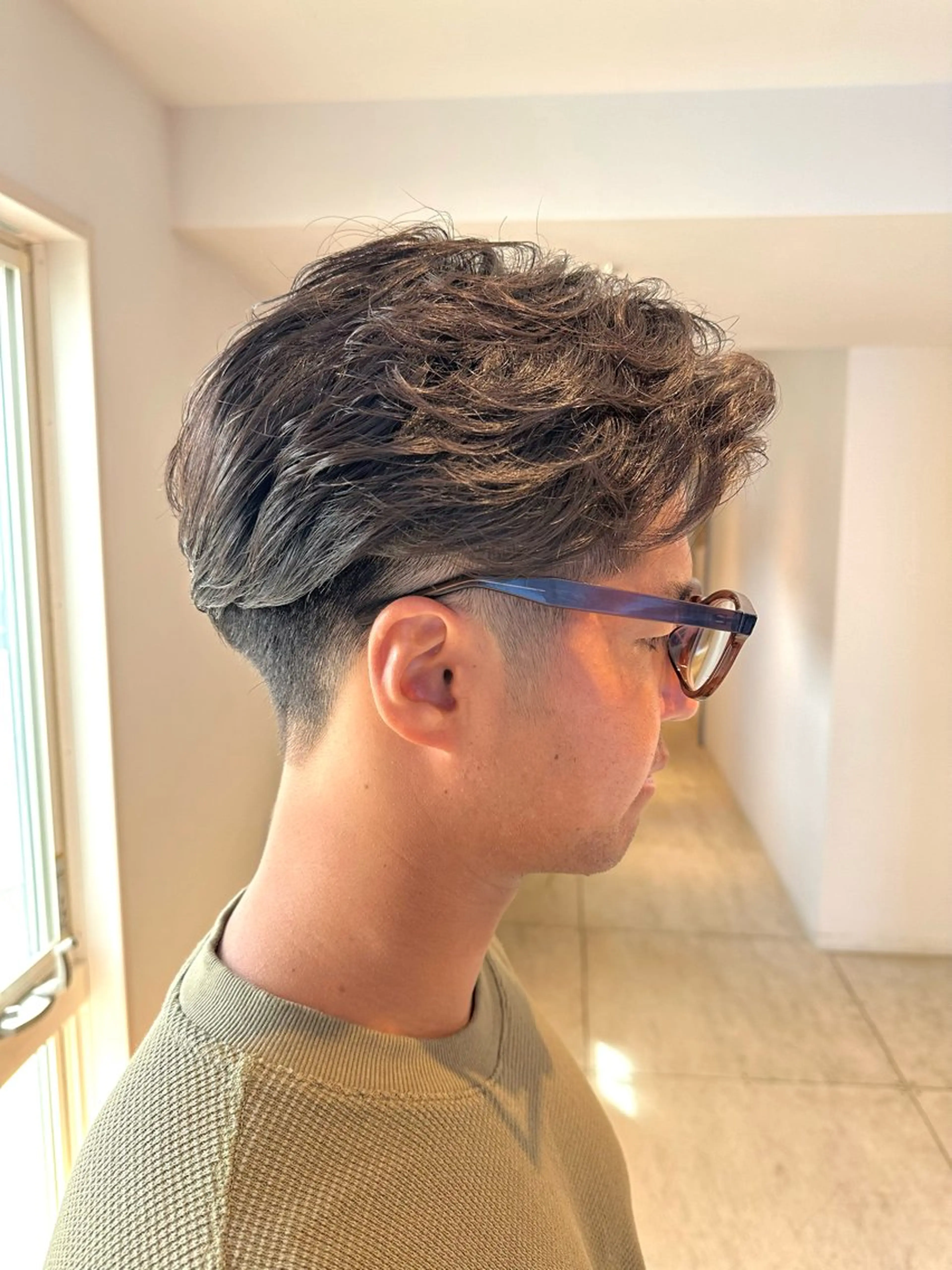 ショート パーマ メンズ メンズパーマ ニュアンスパーマ メンズパーマ達人/ フェード/イツキのヘアスタイル