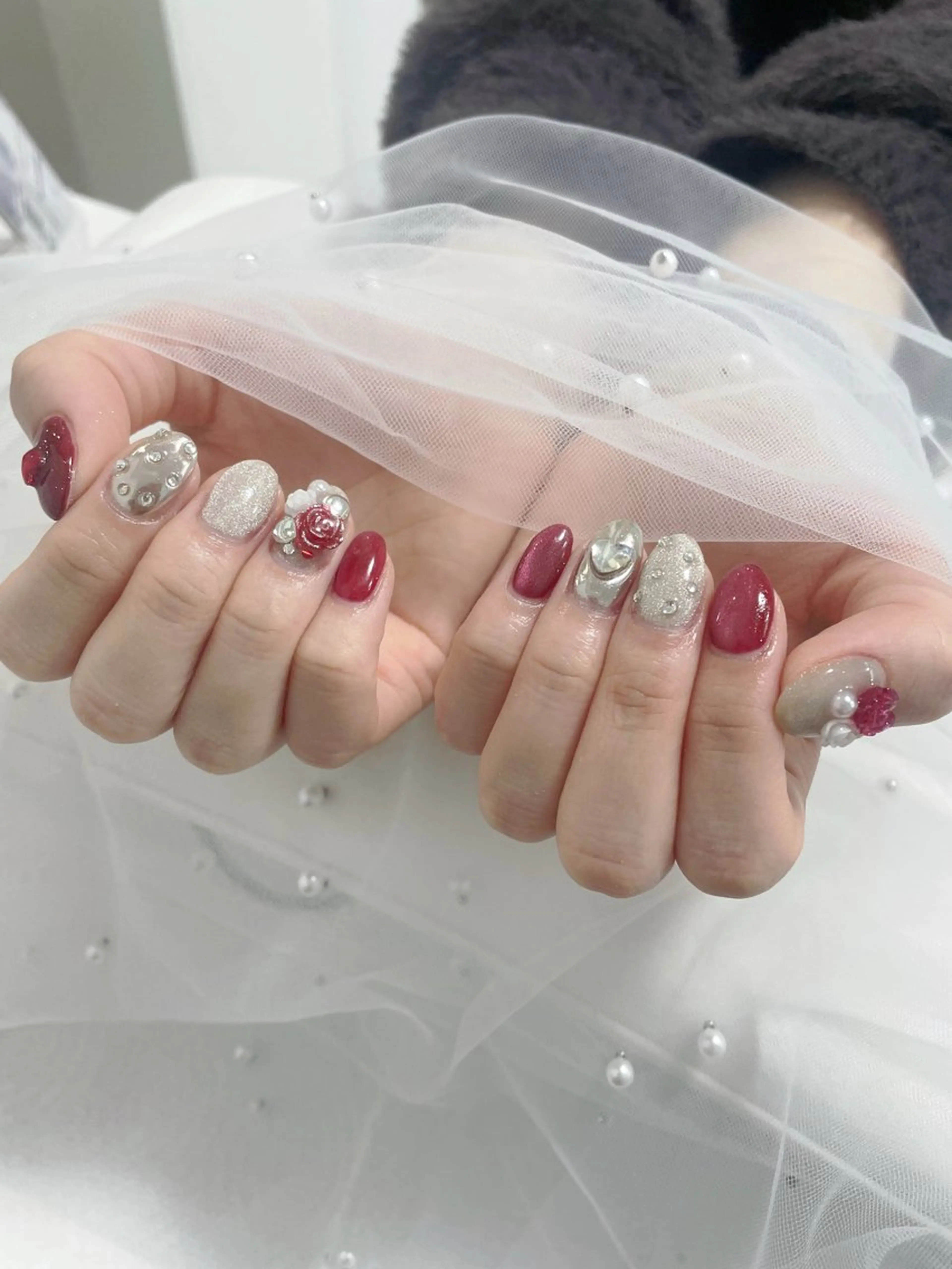 ネイル まつ毛エクステ・まつげパーマ・パリジェンヌ専門店 miel Beauty 【ミエル】所属・。 minamiのネイルデザイン