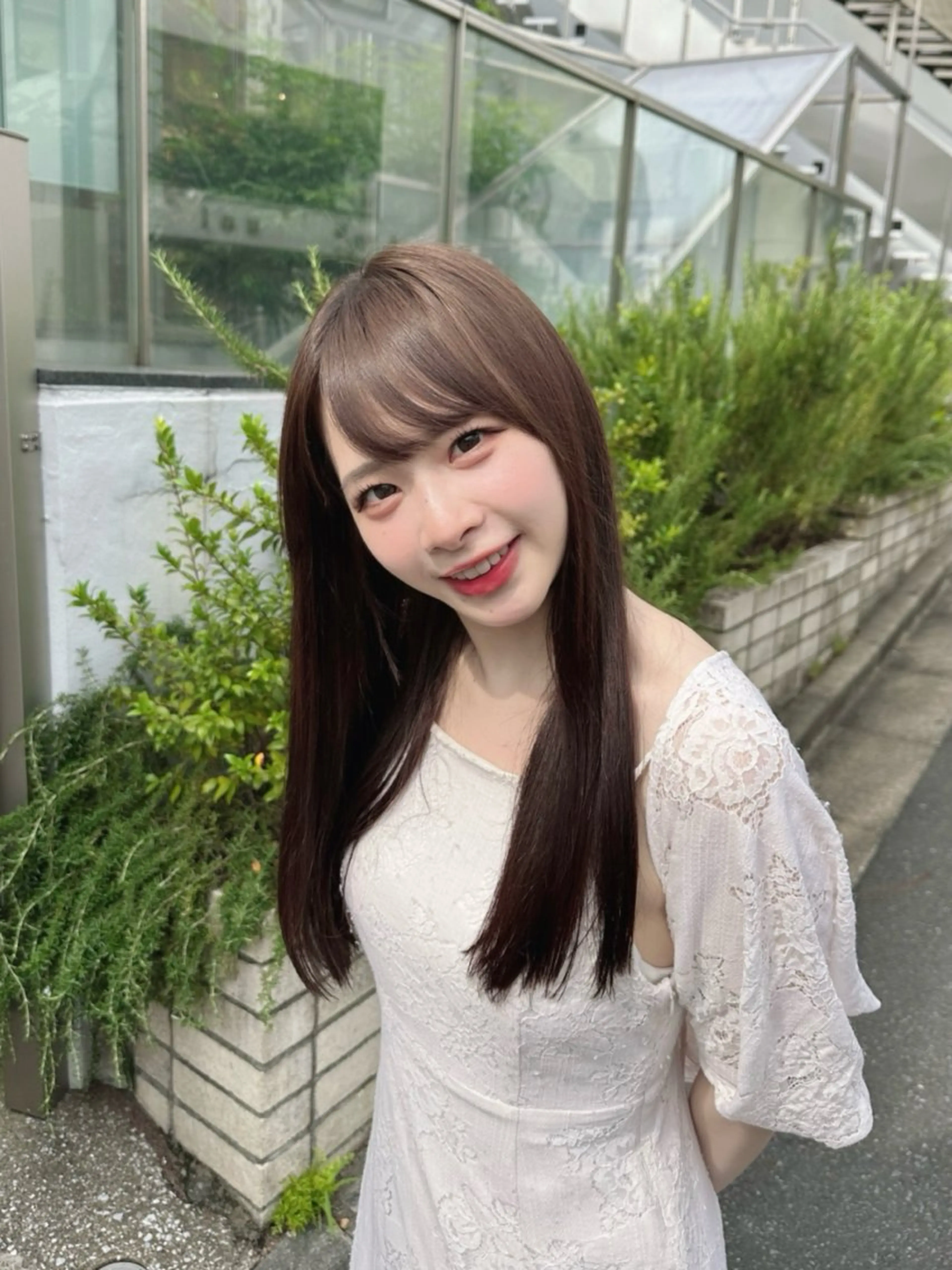 🍒U24限定🍒【似合わせカット+透明感カラー➕髪質改善ケラチントリートメント】の写真