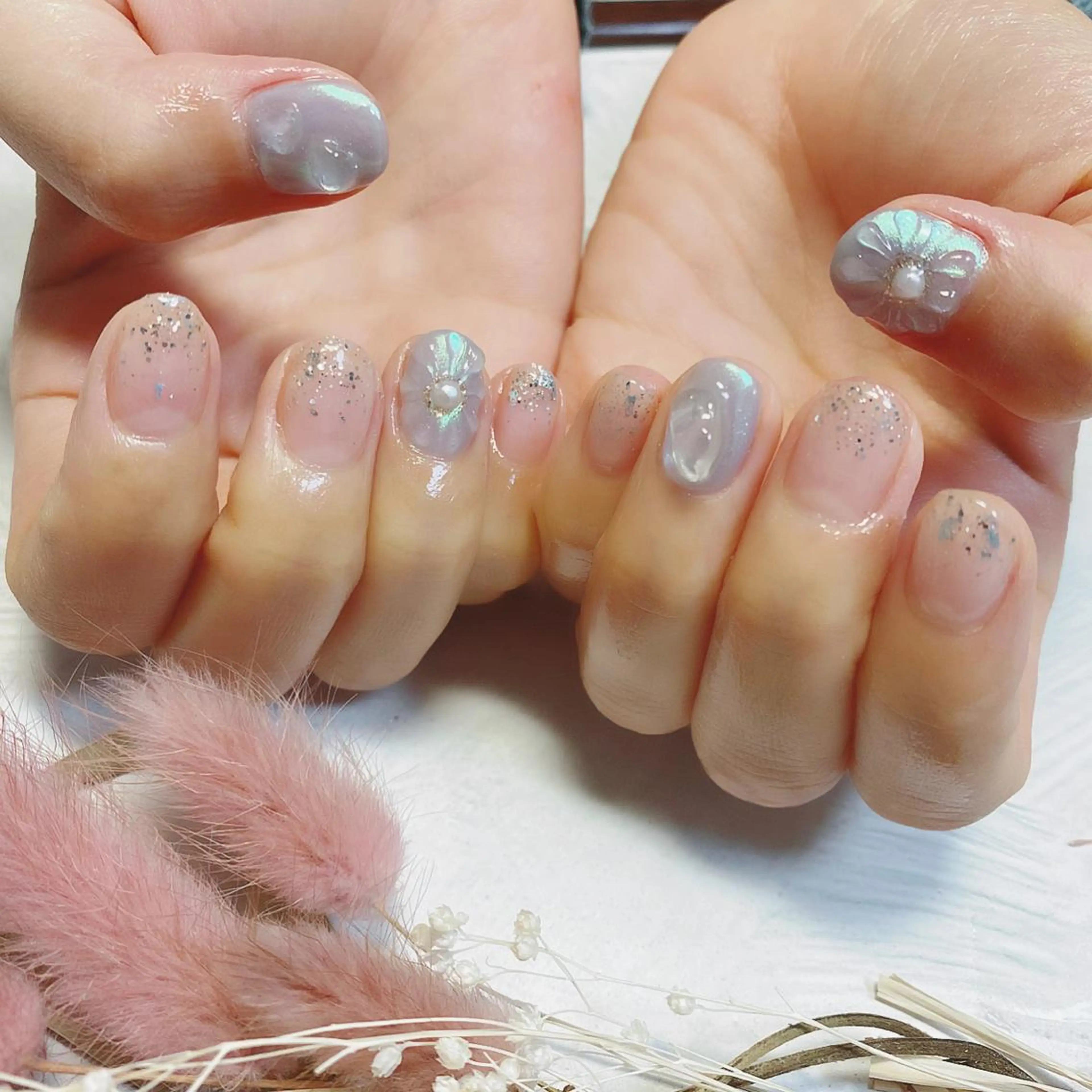 ネイル ネイルPetit Ribbonのネイルデザイン