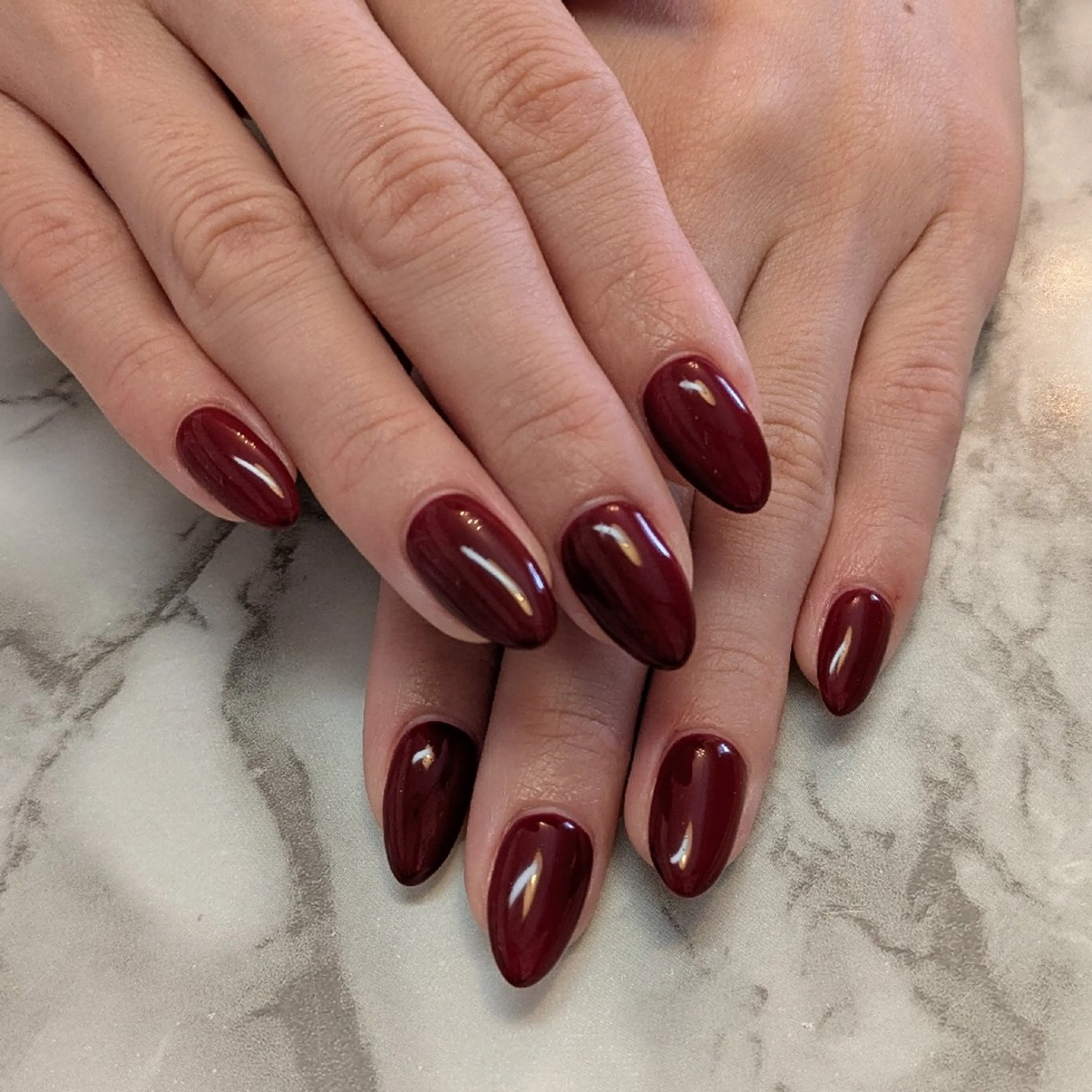 ネイル ワンカラーネイル ジェヌインネイル 河内のネイルデザイン