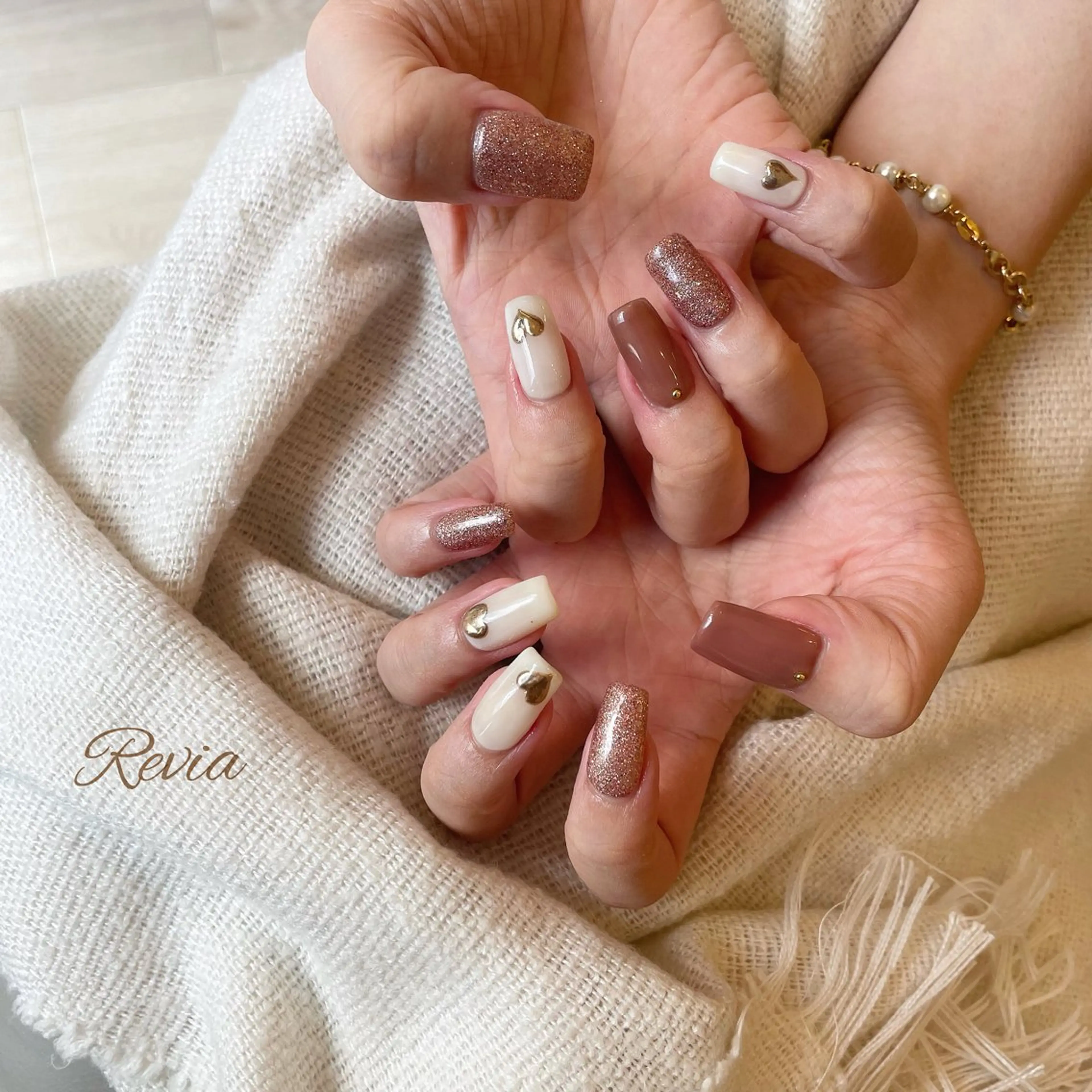 ネイル ハンドネイル revia所属・ERI Nailistのネイルデザイン