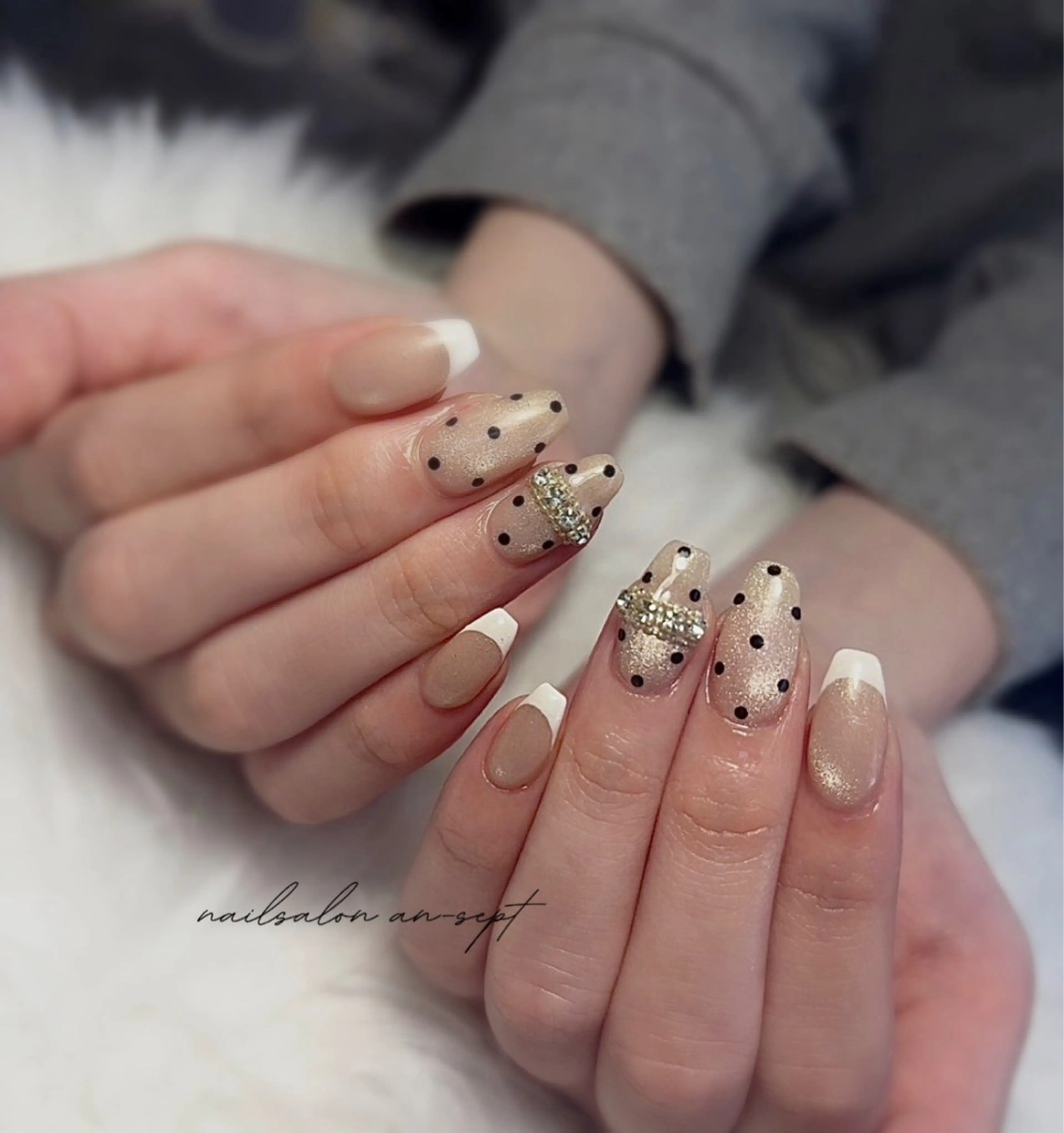 ミディアム ハンドネイル nailsalonan-SEPT.所属・nail salon an-SEPT.のネイルデザイン