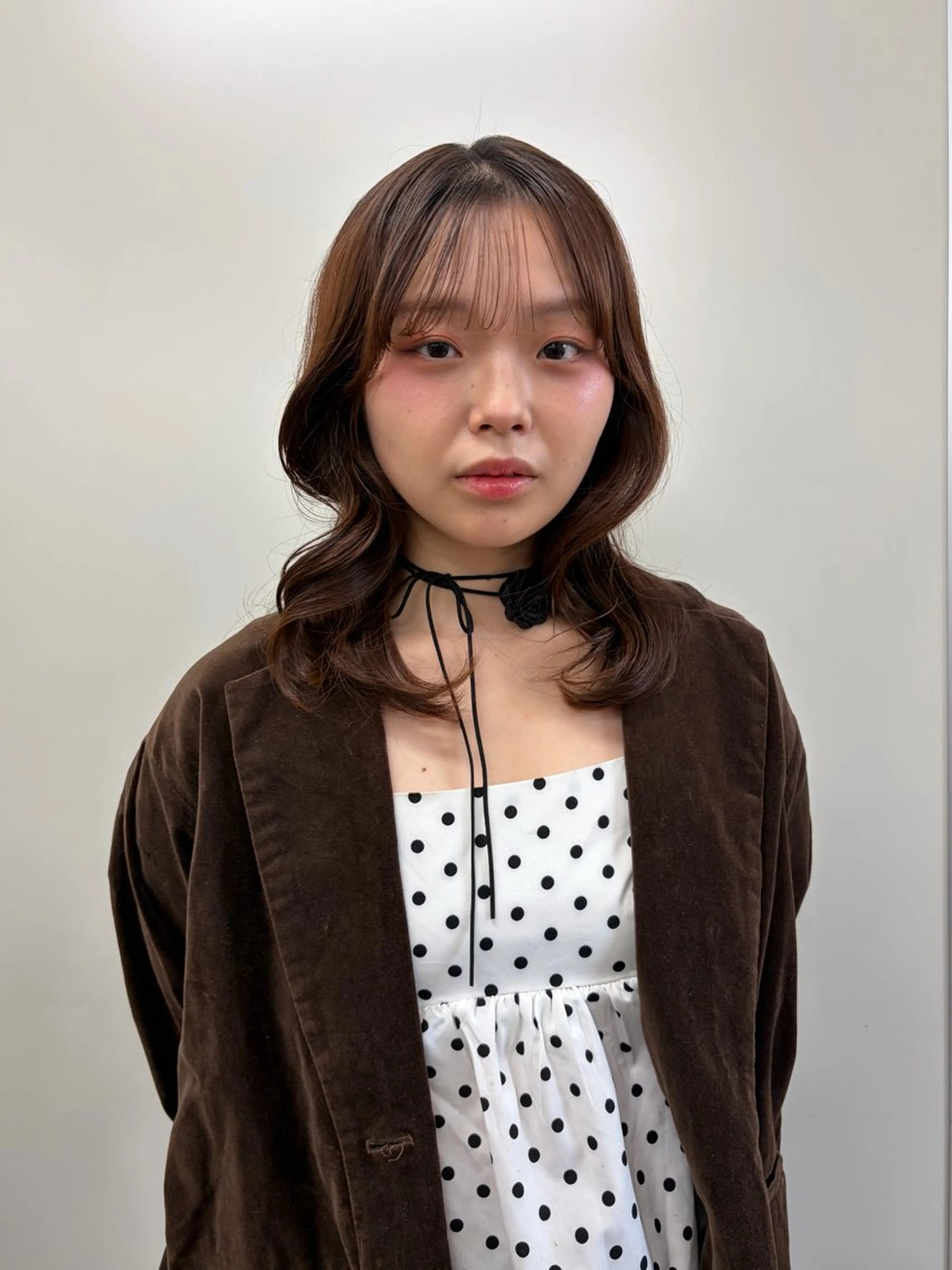 ミディアム ヘアカラー トリートメント アレンジ/レトロパー マ/眉/atsumiのヘアスタイル