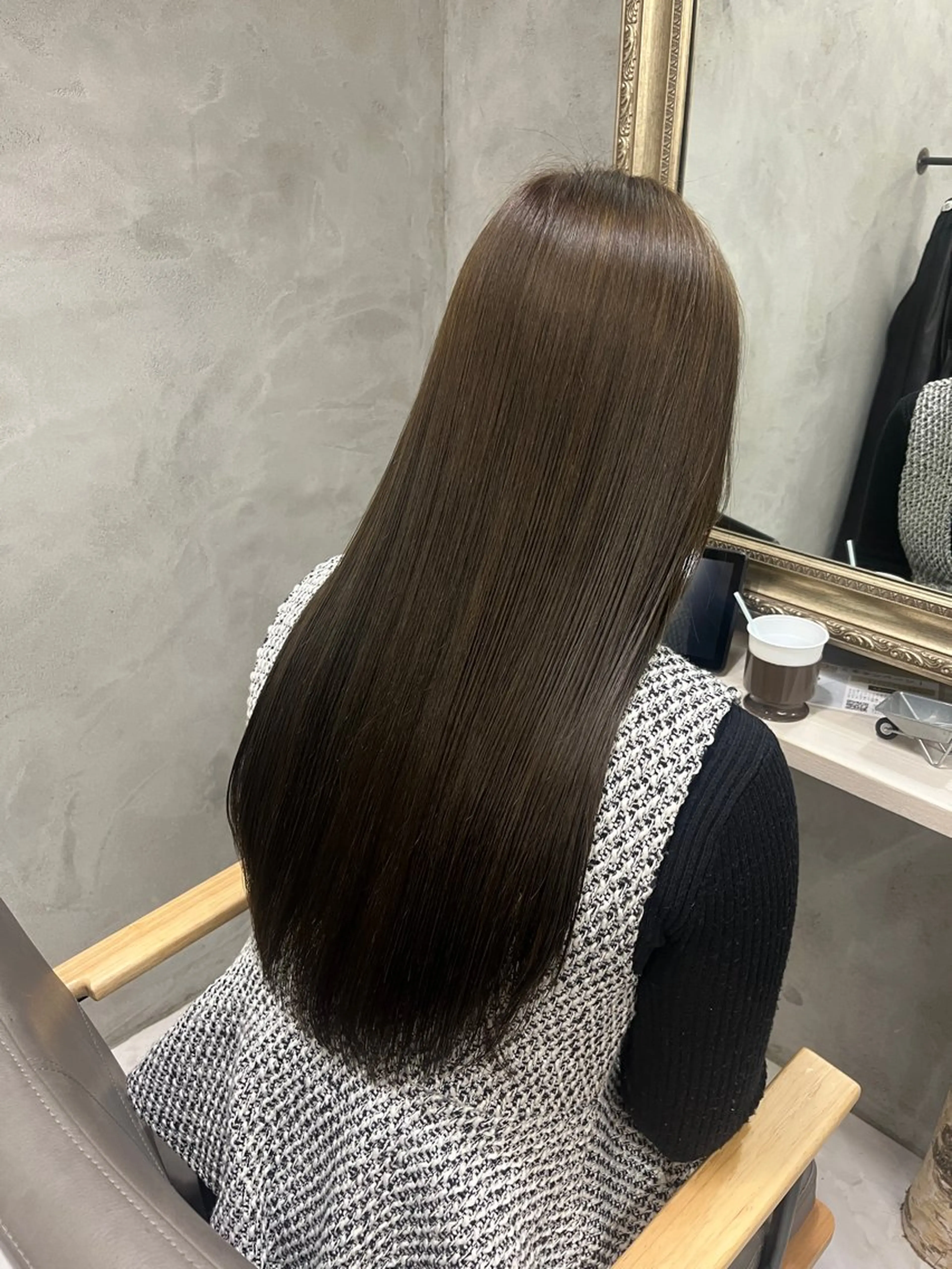 カットカラー酸性ストレートの写真