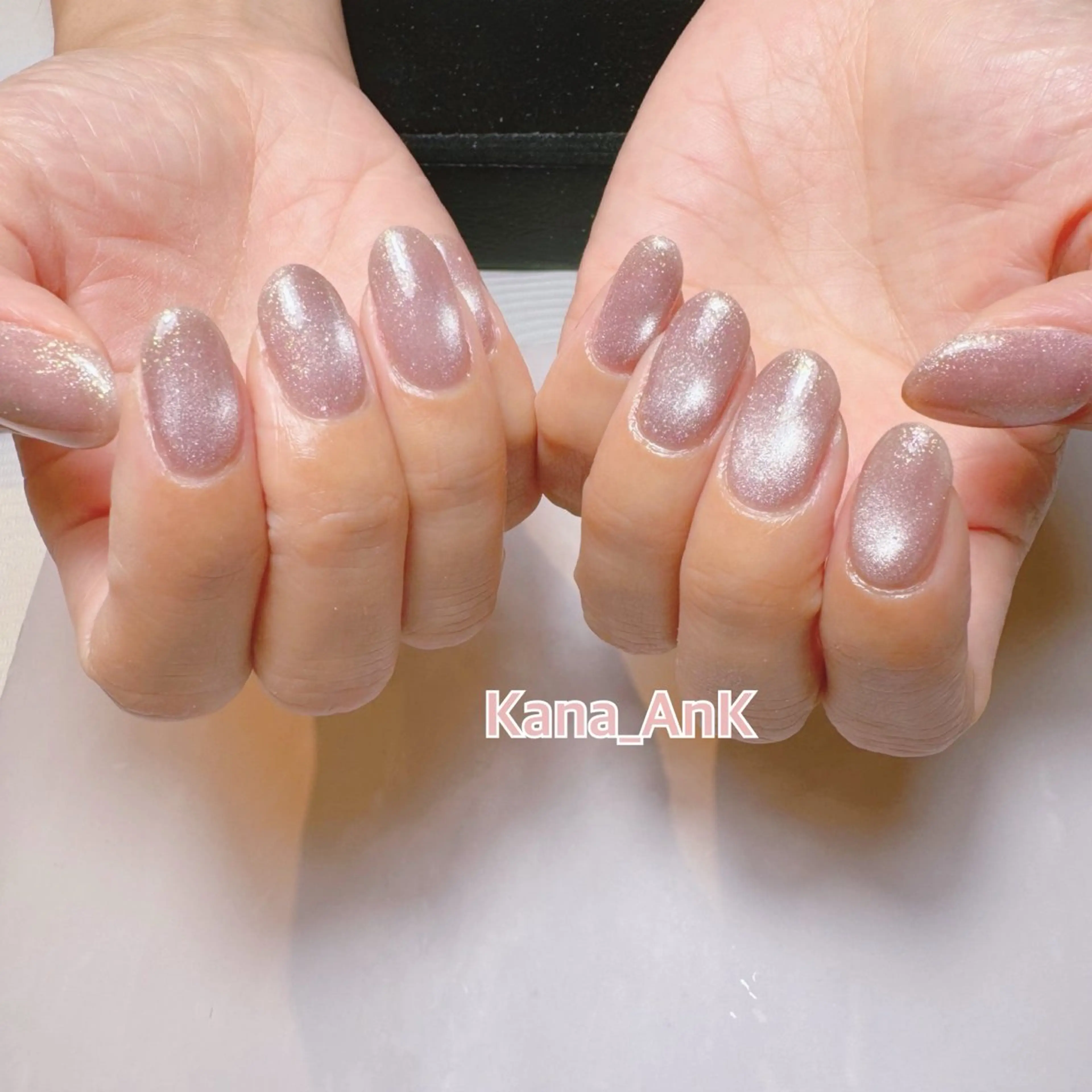 ネイル マグネットネイル ハンドネイル EYELASH&NAIL AnK所属・AnK秋葉原店🩵 Kanaのネイルデザイン