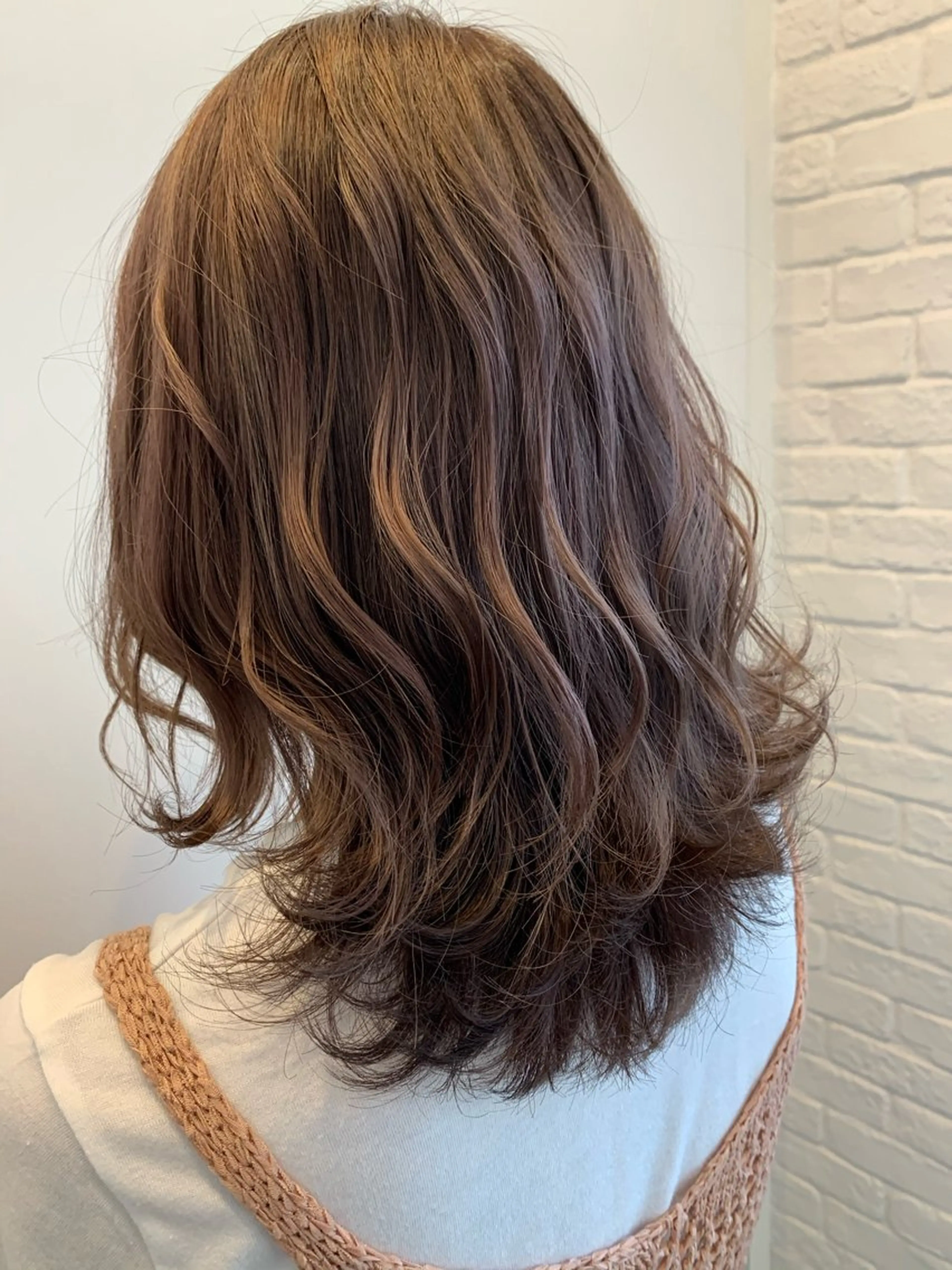 ロング カラー ヘアカラー トリートメント Rapport ラポールのヘアスタイル