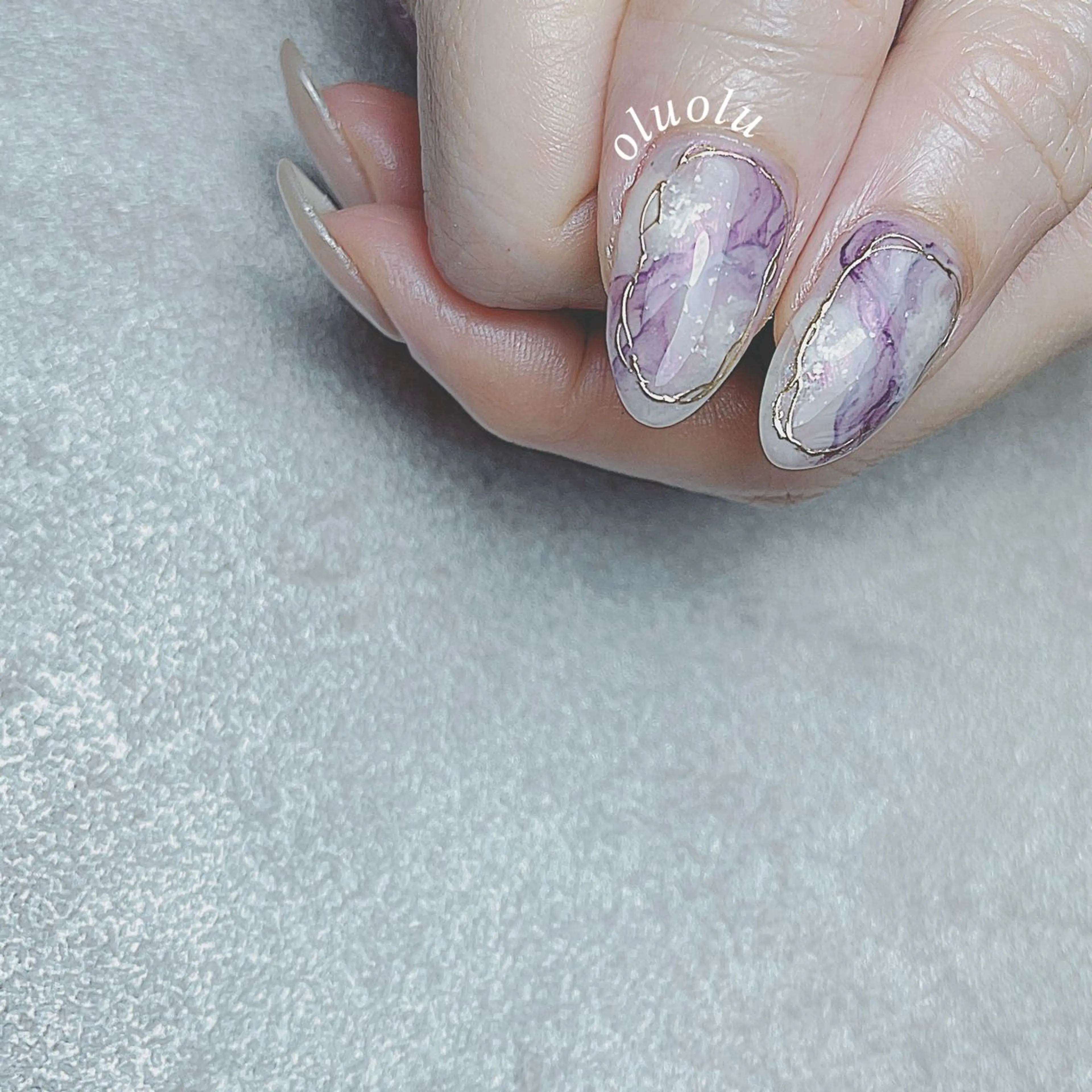 ネイル アートネイル フットネイル ニュアンスネイル ハンドネイル 大村 紬華のネイルデザイン