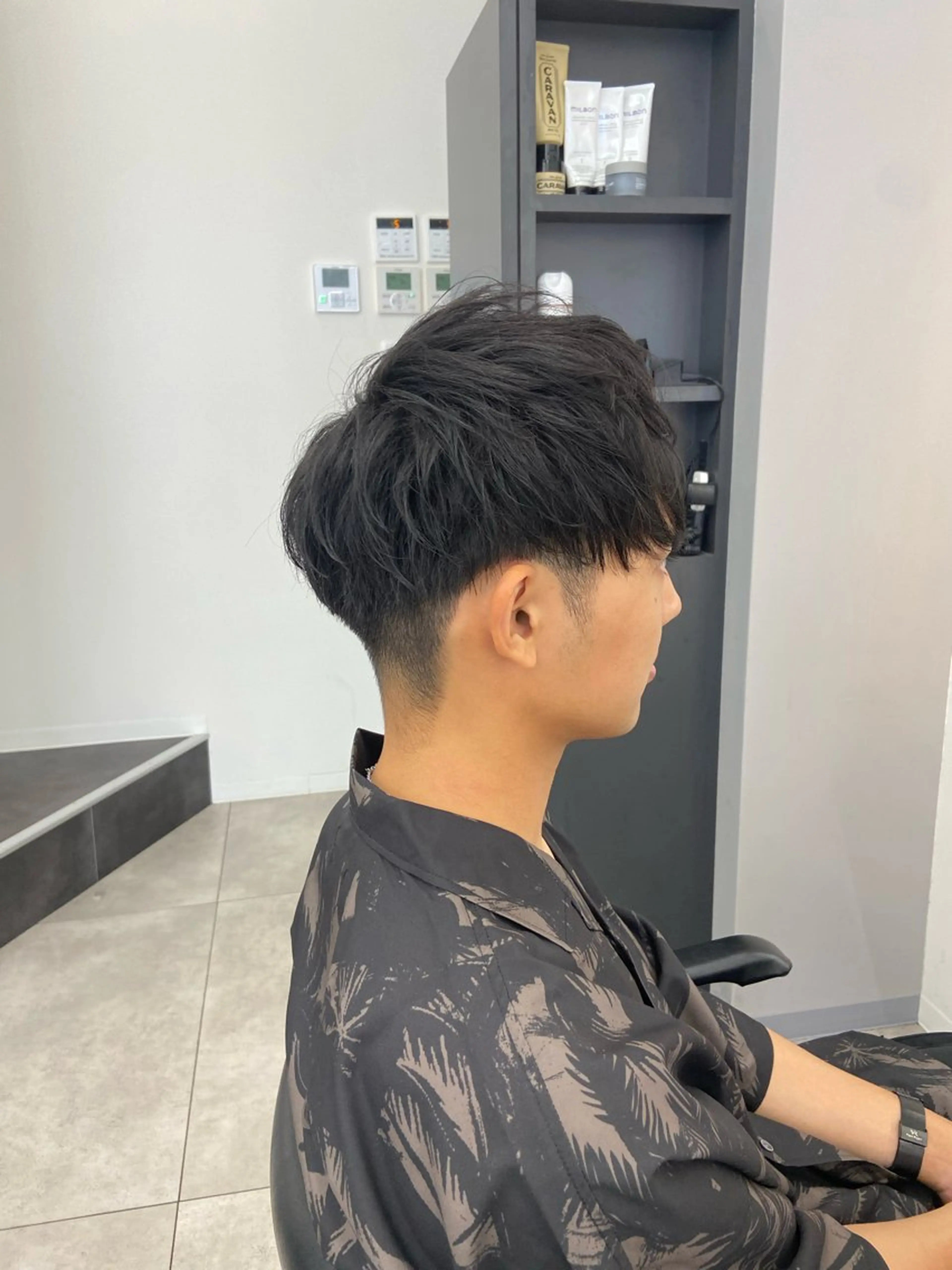 メンズ マッシュ 福田 文太のヘアスタイル