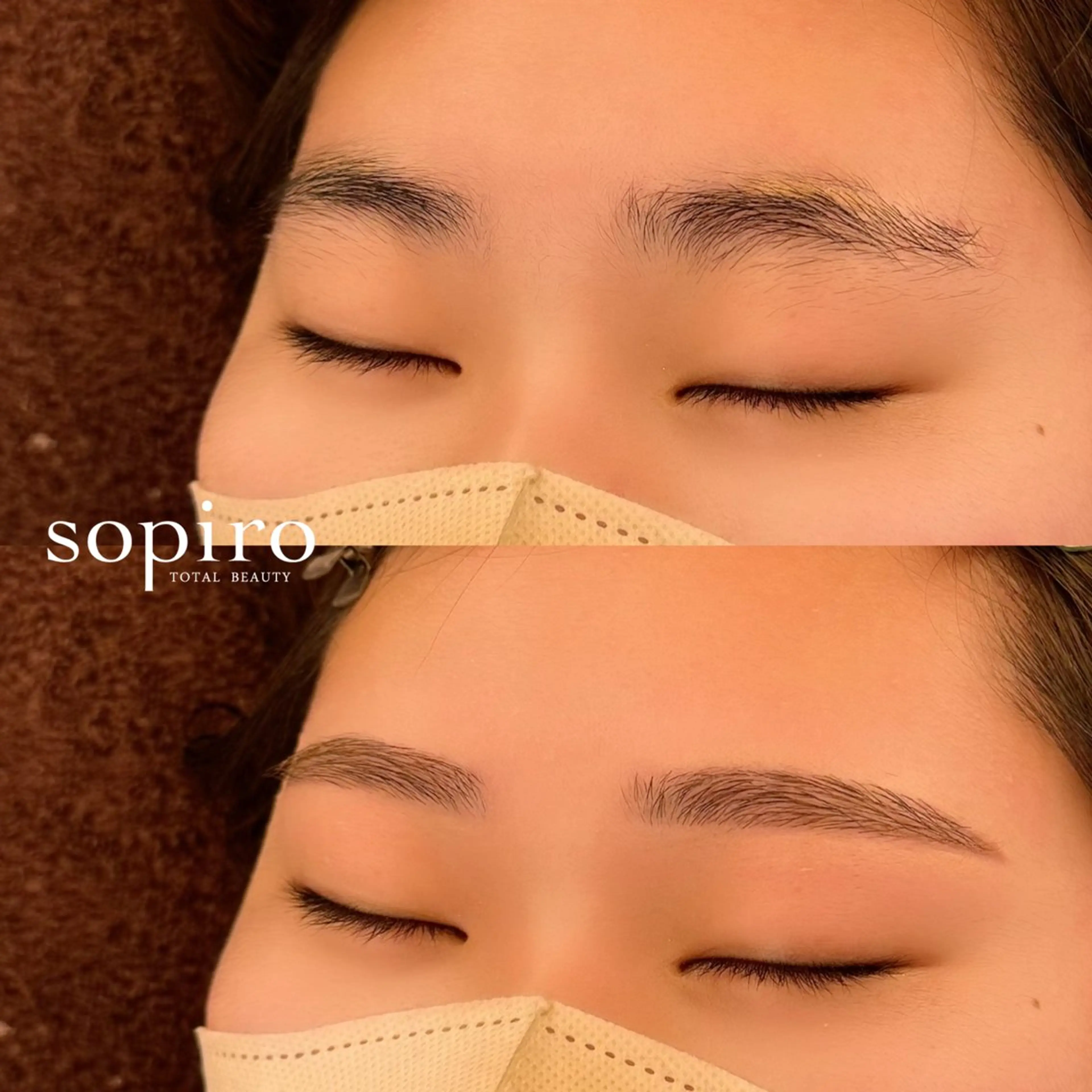 アイブロウ ワックス脱毛 眉カット sopiro_ yuuのマツエク・マツパデザイン