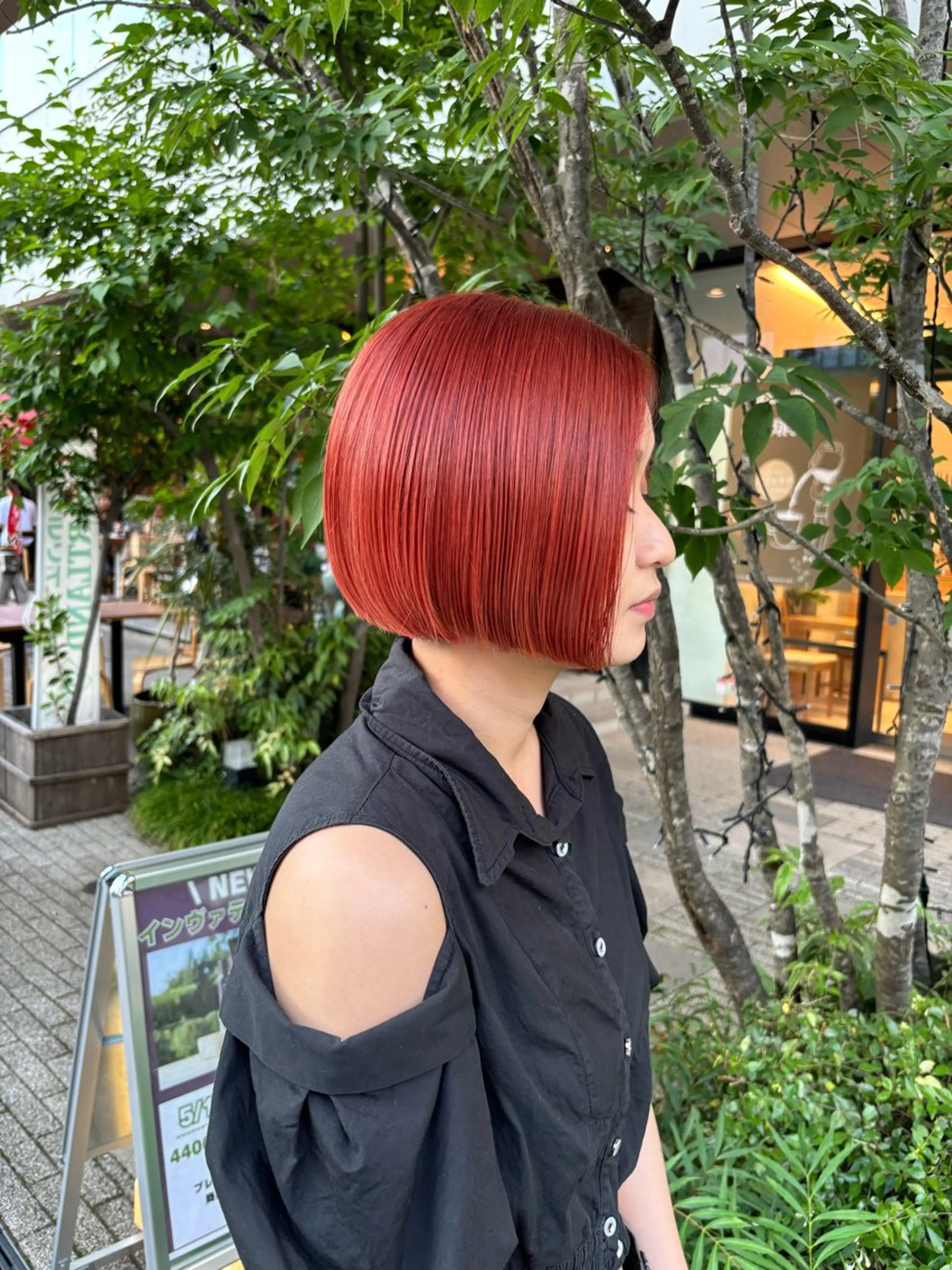ミディアム カラー ヘアアレンジ 加藤 愛実のヘアスタイル