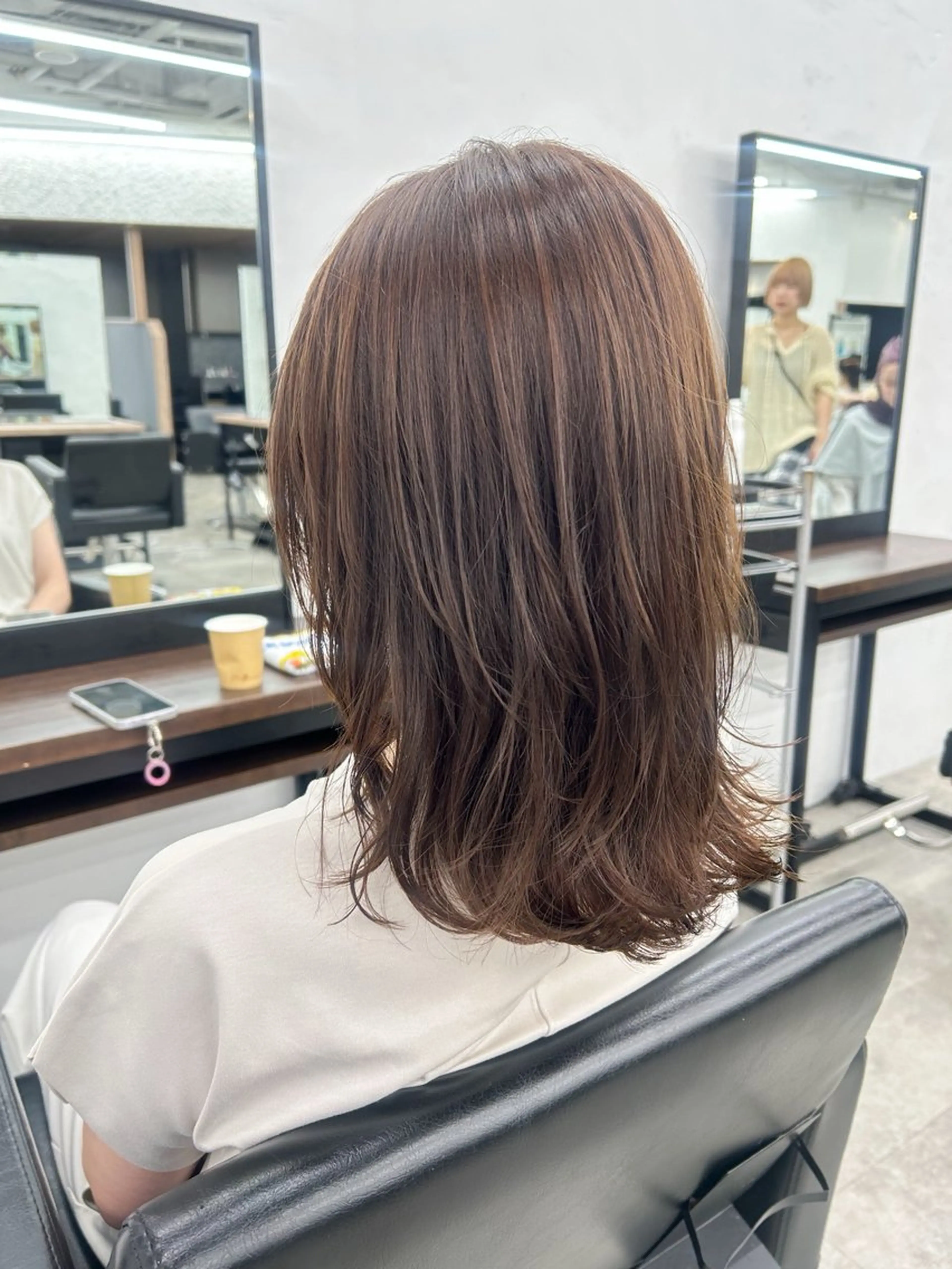 ロング カラー ヘアカラー トリートメント 暖色/髪質改善 /メンズカット/優真のヘアスタイル