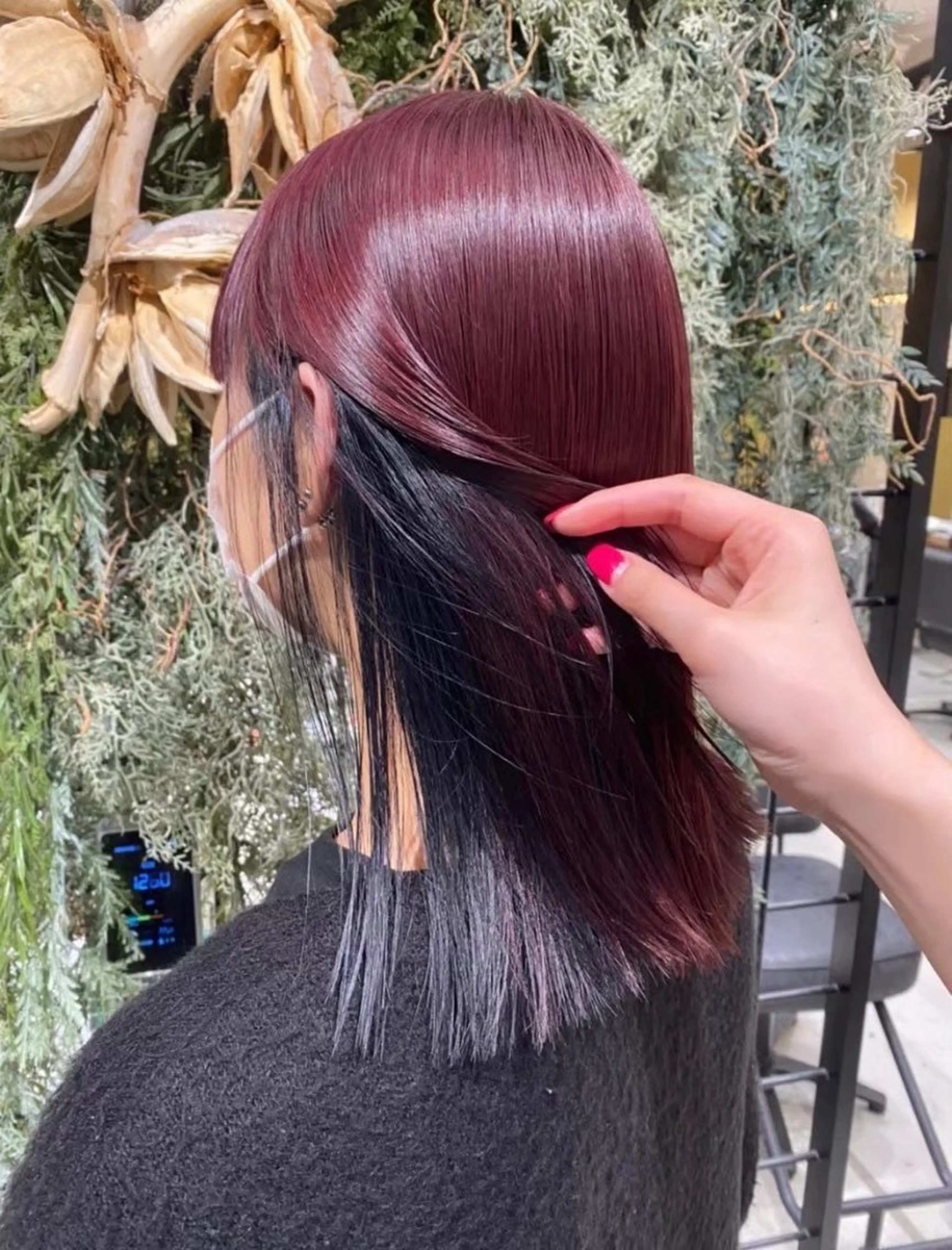 ミディアム フェザー/ニュアンス /レイヤーのヘアスタイル