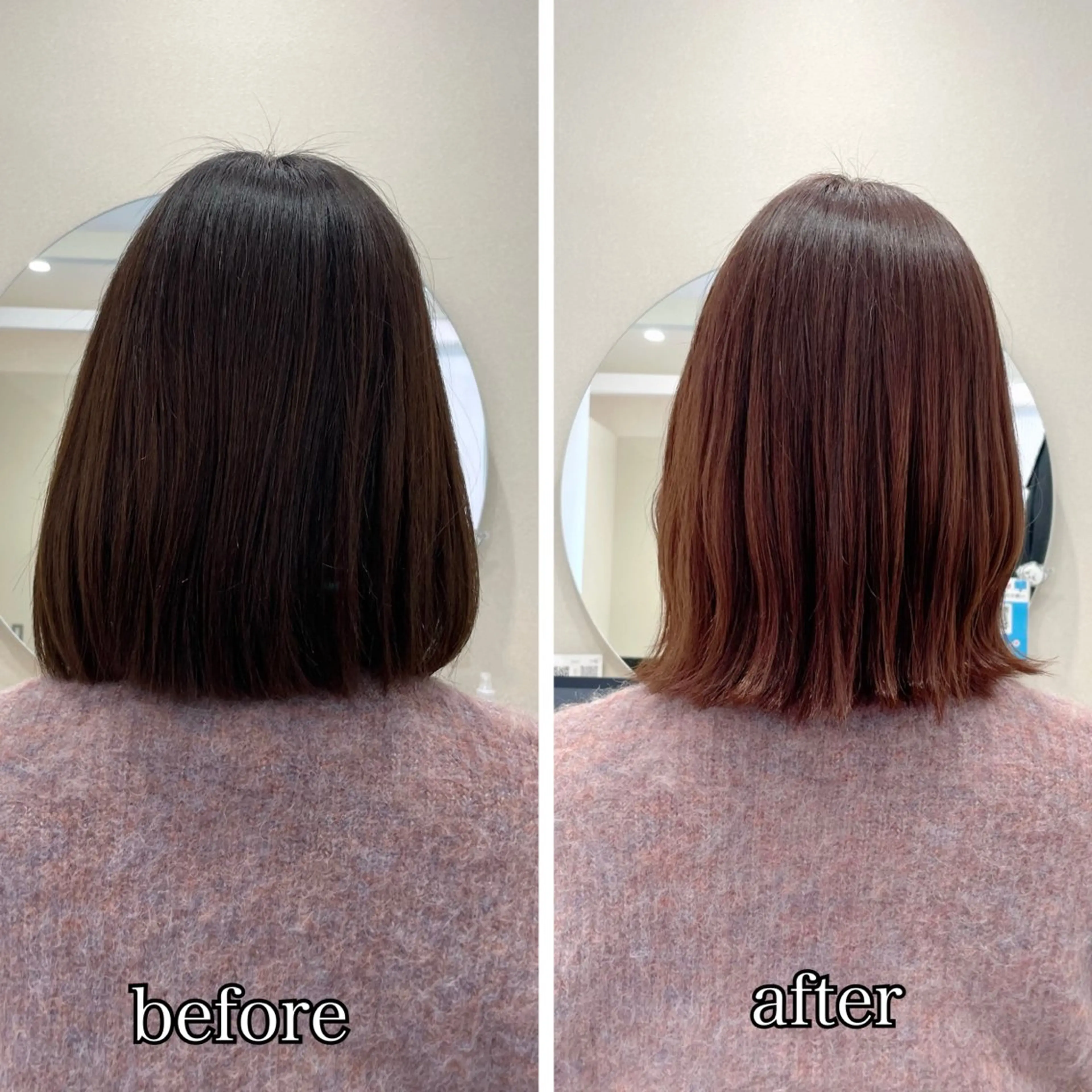 ショート カラー ブラウンカラー ピンクカラー ピンクブラウン カット ヘアカラー トリートメント 🌷ピンクカラー くどう🌷のヘアスタイル