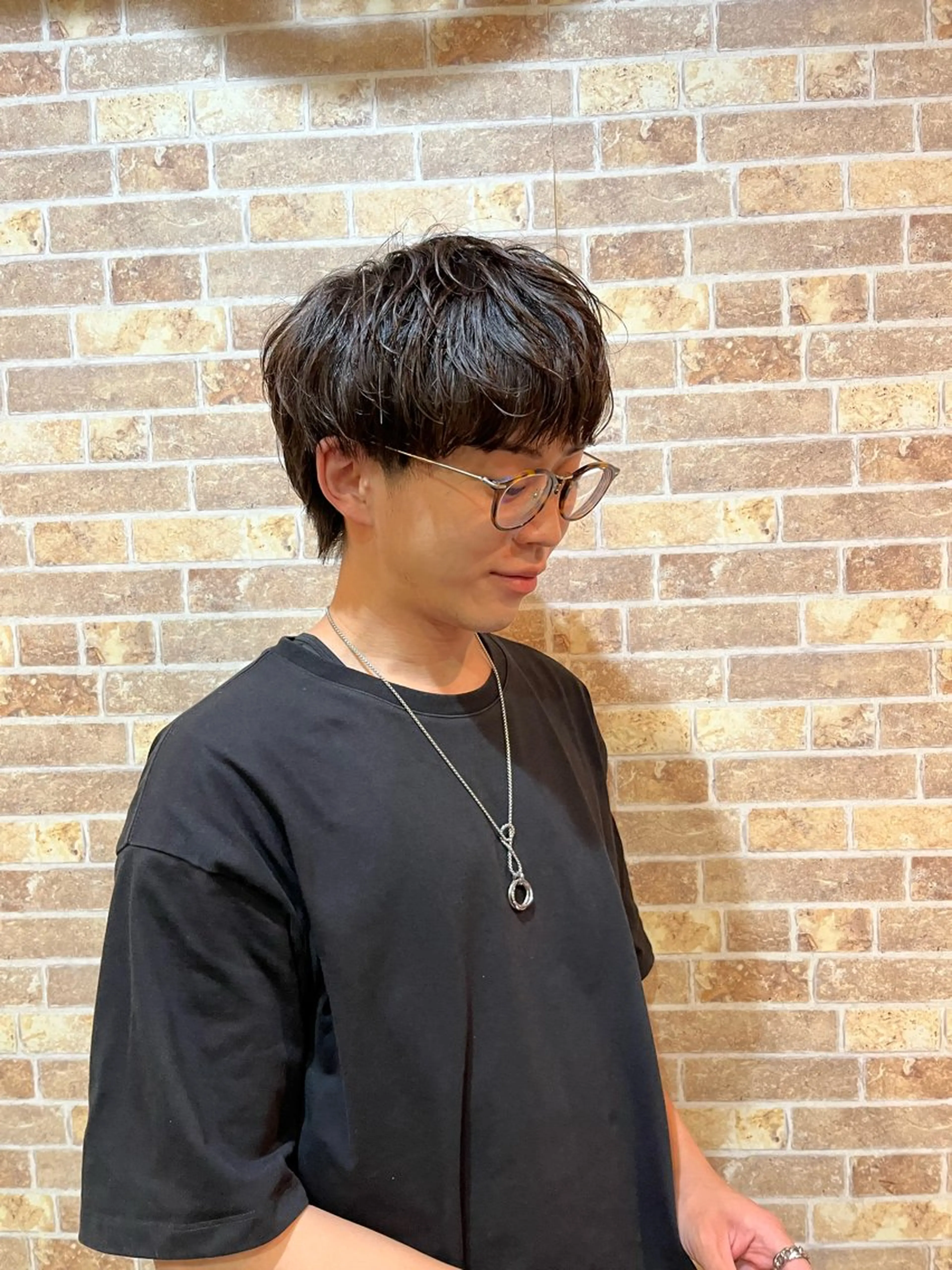 パーマ メンズ メンズパーマ Hair creation Andz所属・🐼メンズ特化🐼 ✂️福田凌央✂️のヘアスタイル