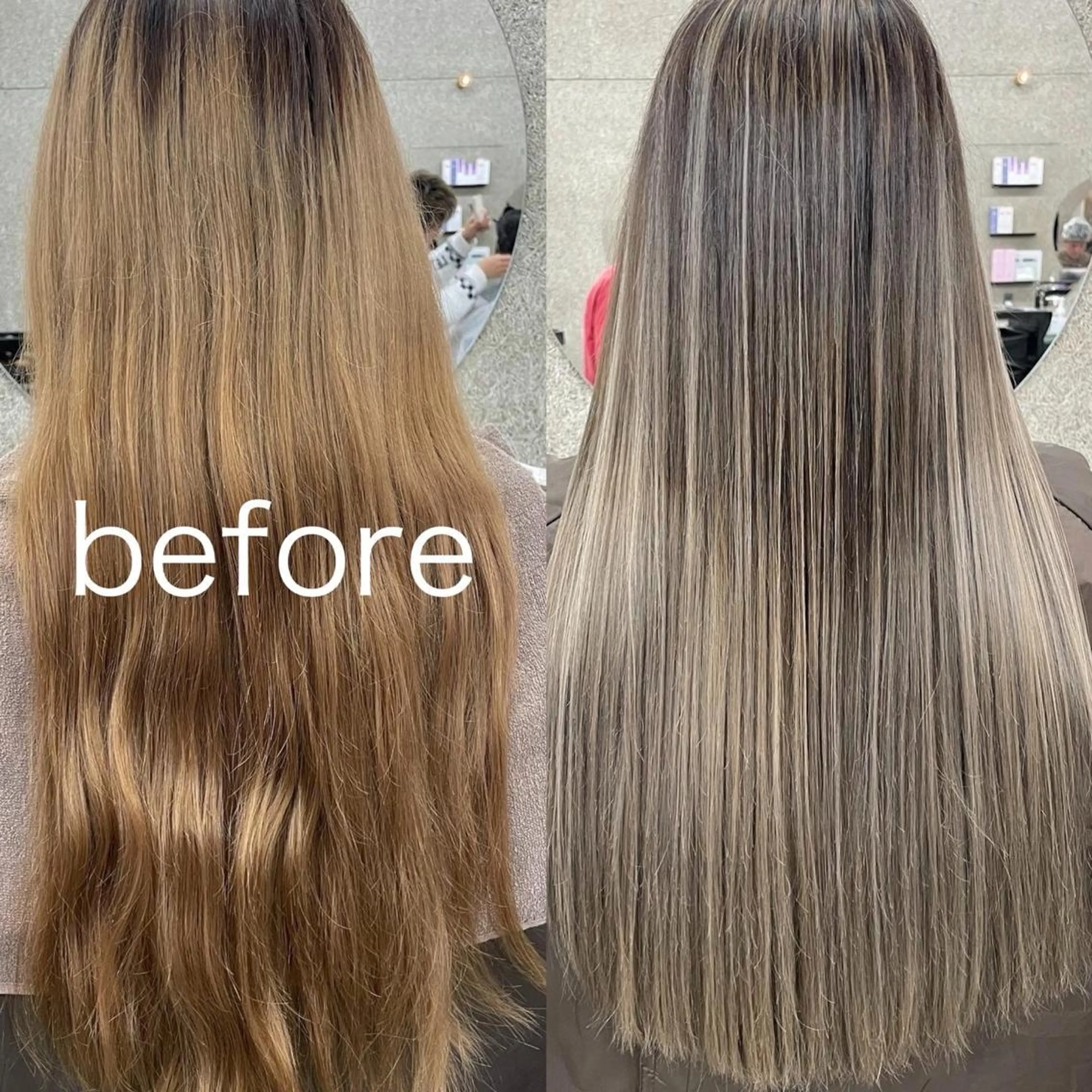 ロング カラー ヘアカラー トリートメント Lull (シェアサロンReco VIProom)所属・Lull1人美容室 バレイヤージュのヘアスタイル