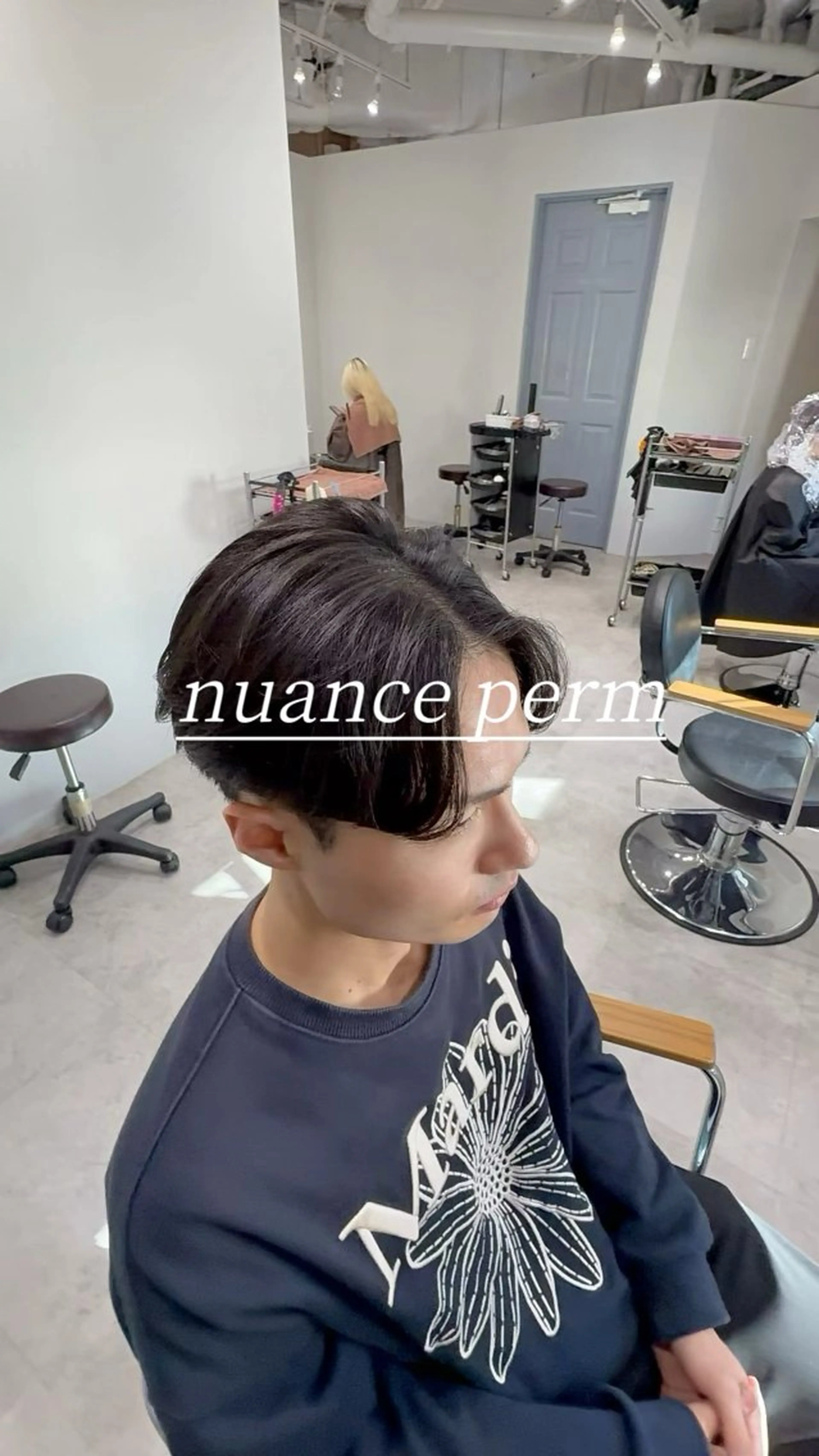 ショート パーマ カット パーマ soyon 心斎橋店のヘアスタイル