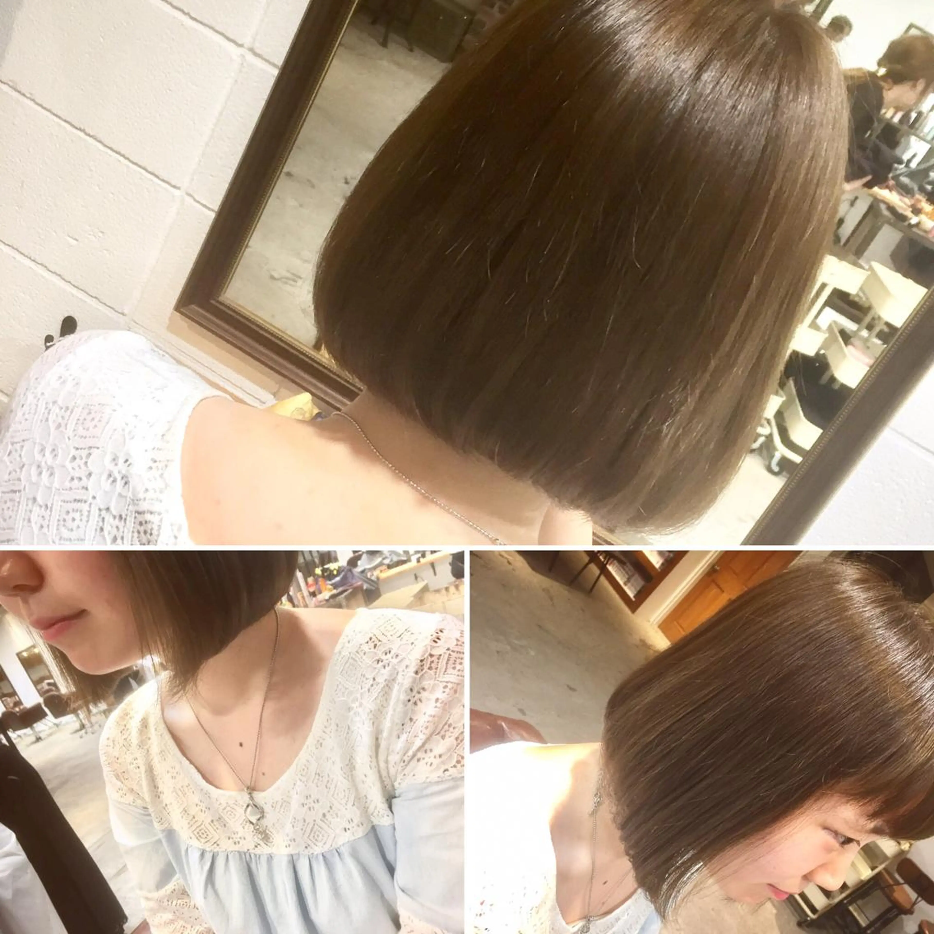 ショート カラー ショートボブ ブリーチ ブリーチなしカラー ボブ ショートヘア 竹嶌 健吾のヘアスタイル