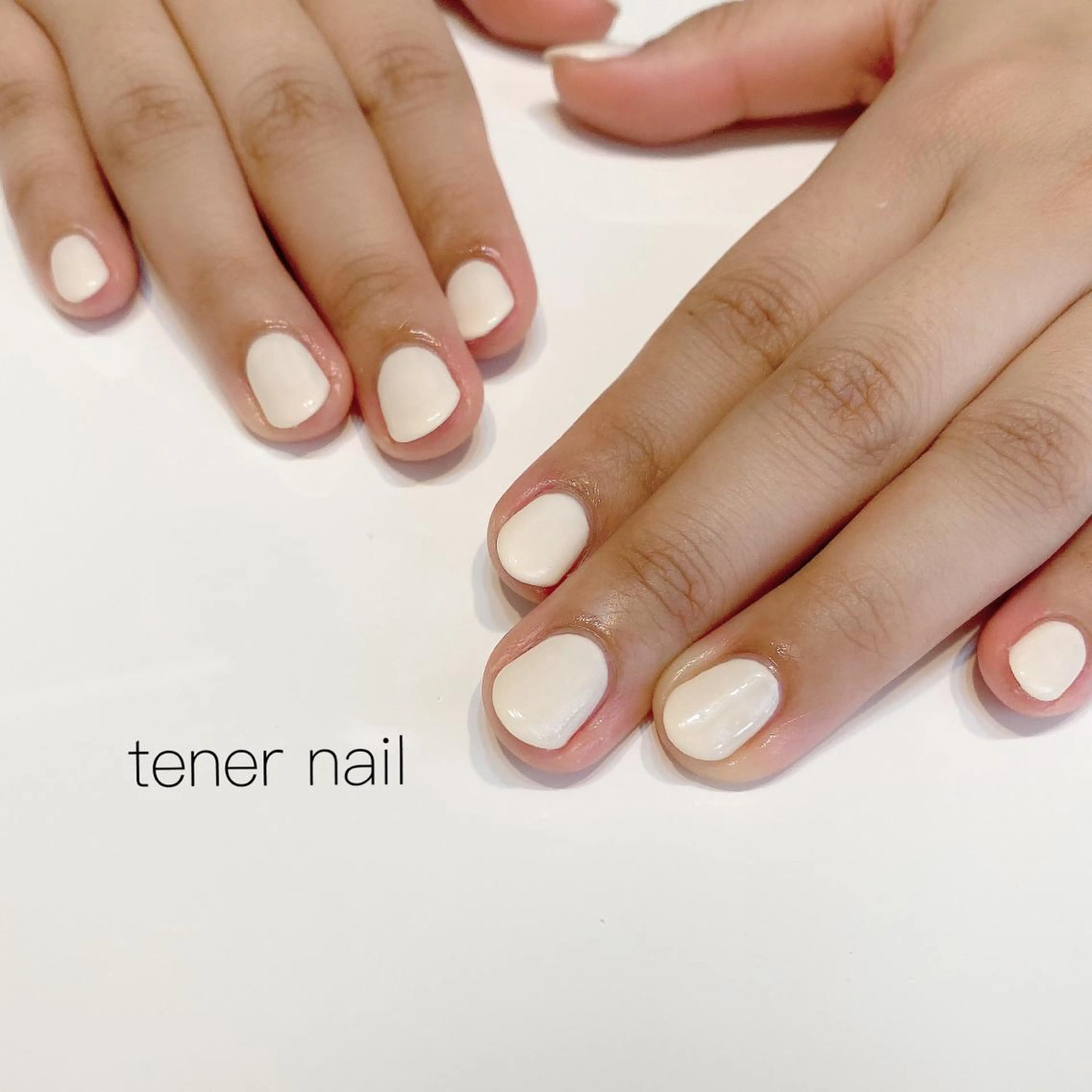 ネイル ホワイト tener  nail  テネルネイル所属・テネルネイル tener nailのネイルデザイン