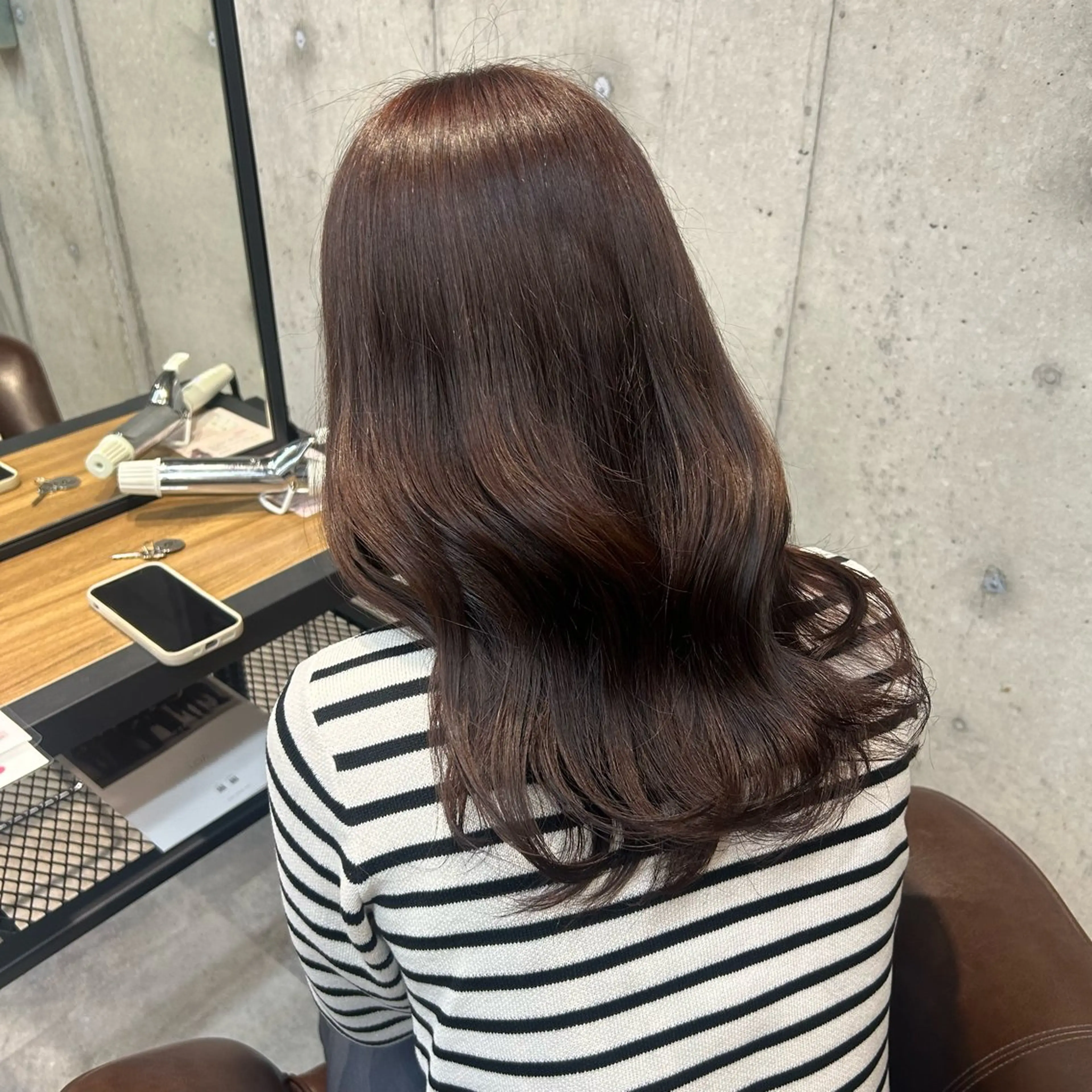 セミロング カラー モテ艶カラー/ KaRin👼🏻のヘアスタイル