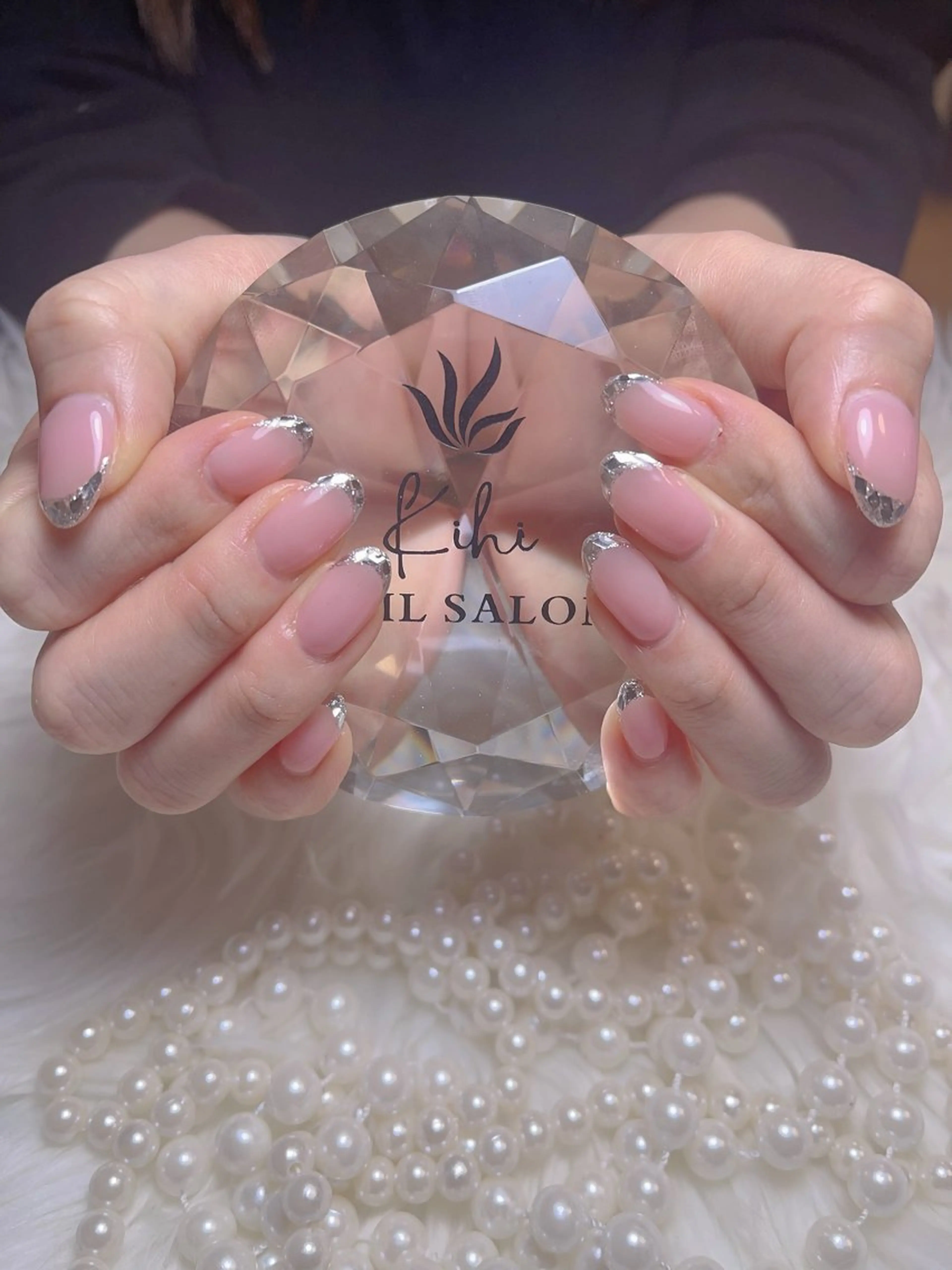 ネイル アートネイル フレンチネイル ジェルネイル グラデーション 韓国ネイル ハンドネイル 💕鈴木ユリ パラジェル/オフ無料のネイルデザイン