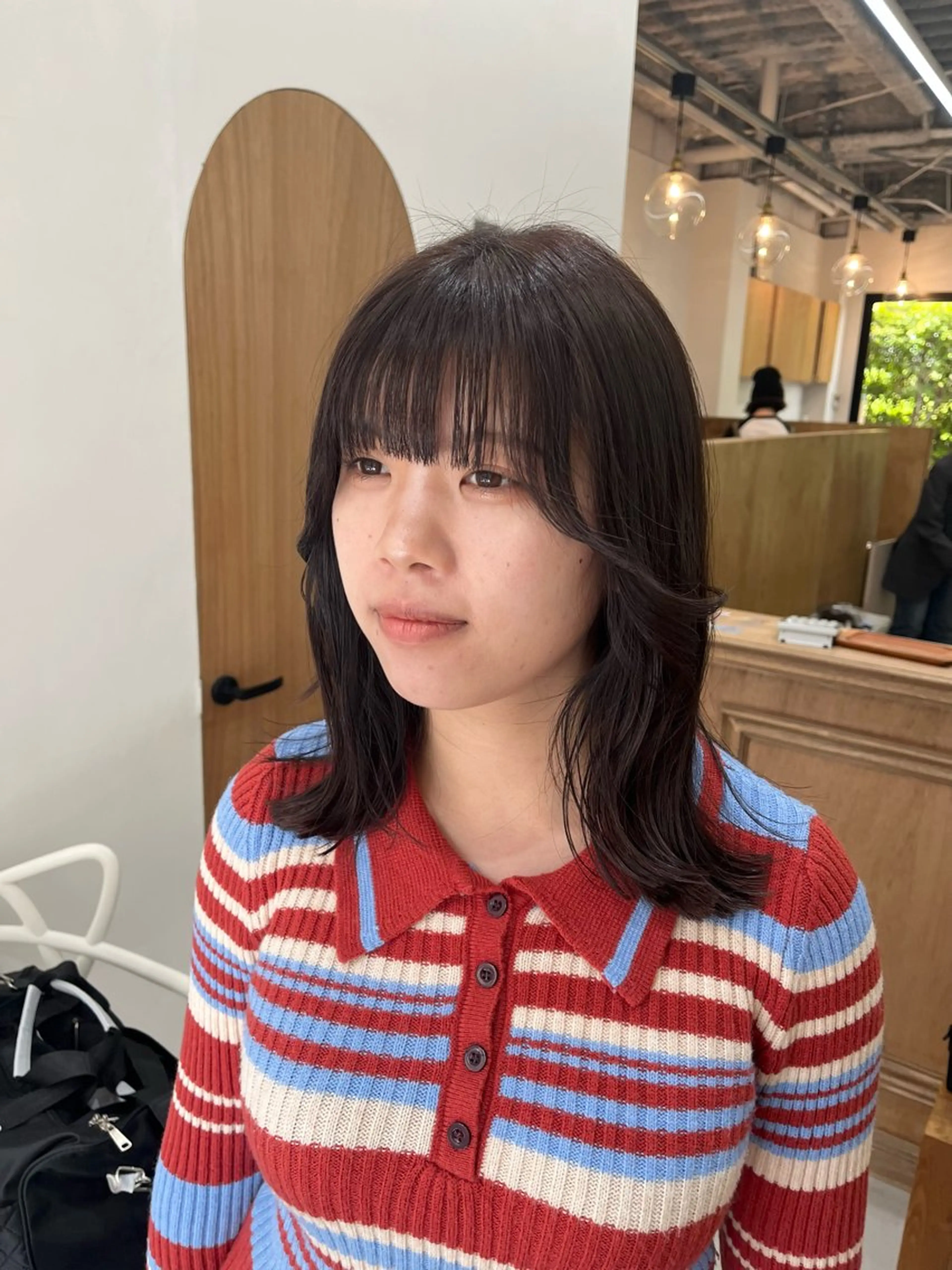 セミロング カラー ブラウンカラー チョコレートブラウン 透明感カラー カット ヘアカラー miyu /レイヤー/ブリーチのヘアスタイル