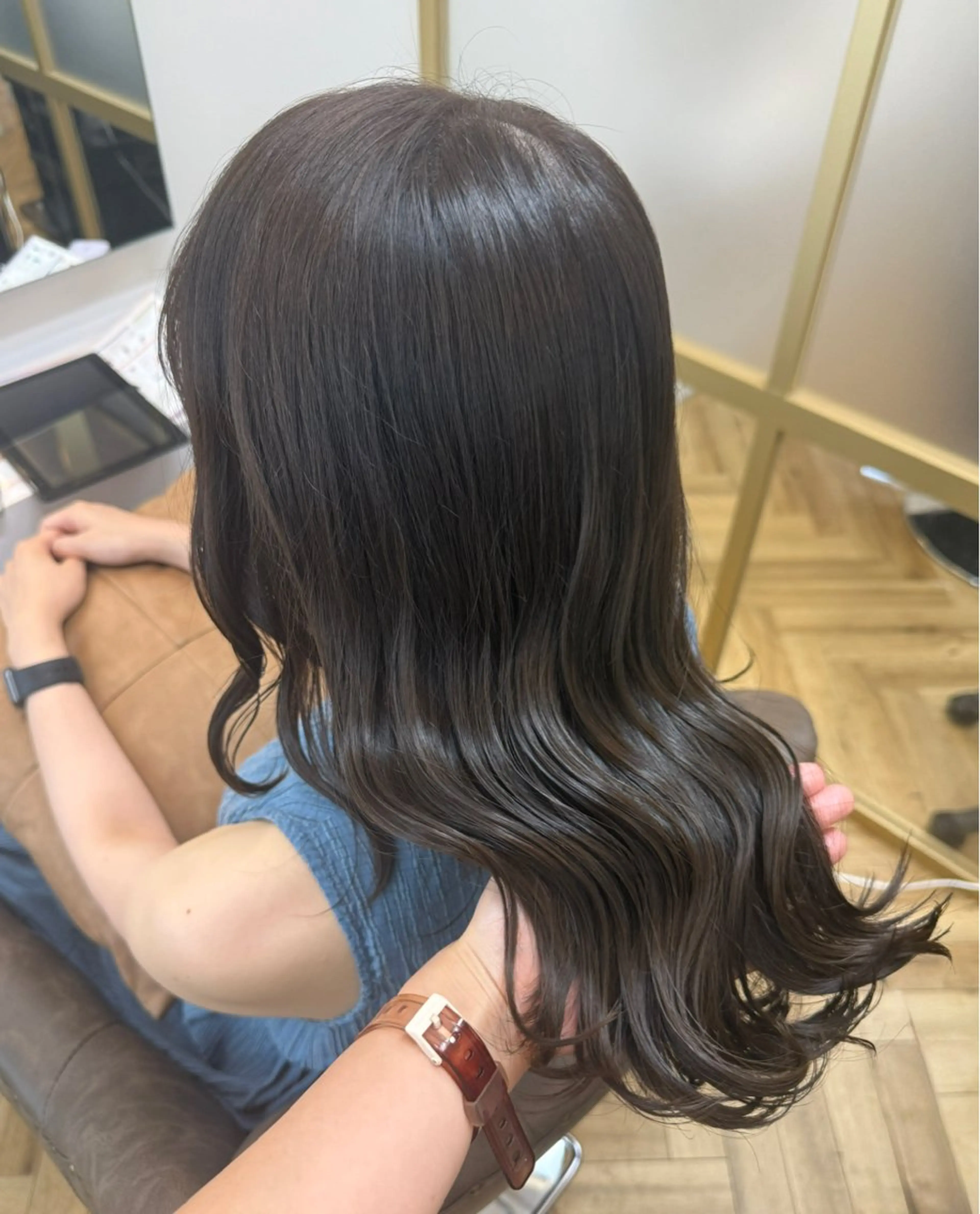 セミロング カット ヘアカラー トリートメント 髙橋明衣 /tocca船橋北口のヘアスタイル