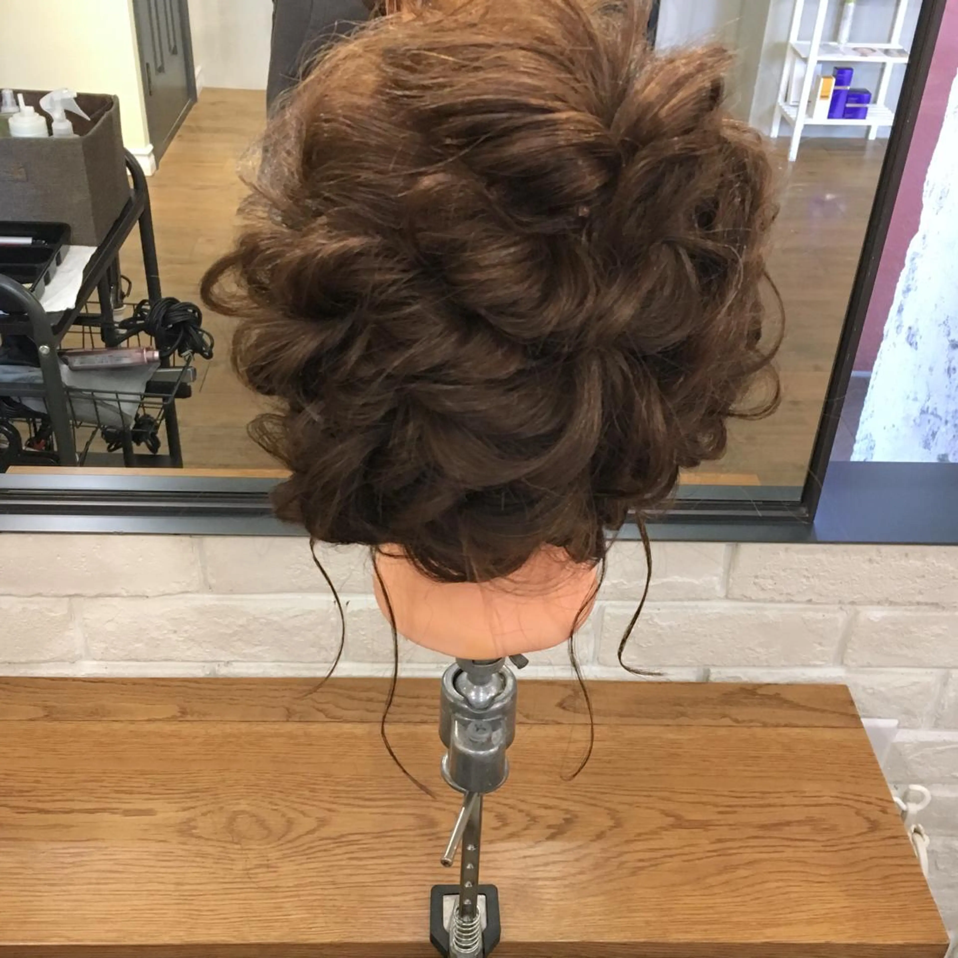 セミロング ヘアアレンジ 上川 美幸のヘアスタイル